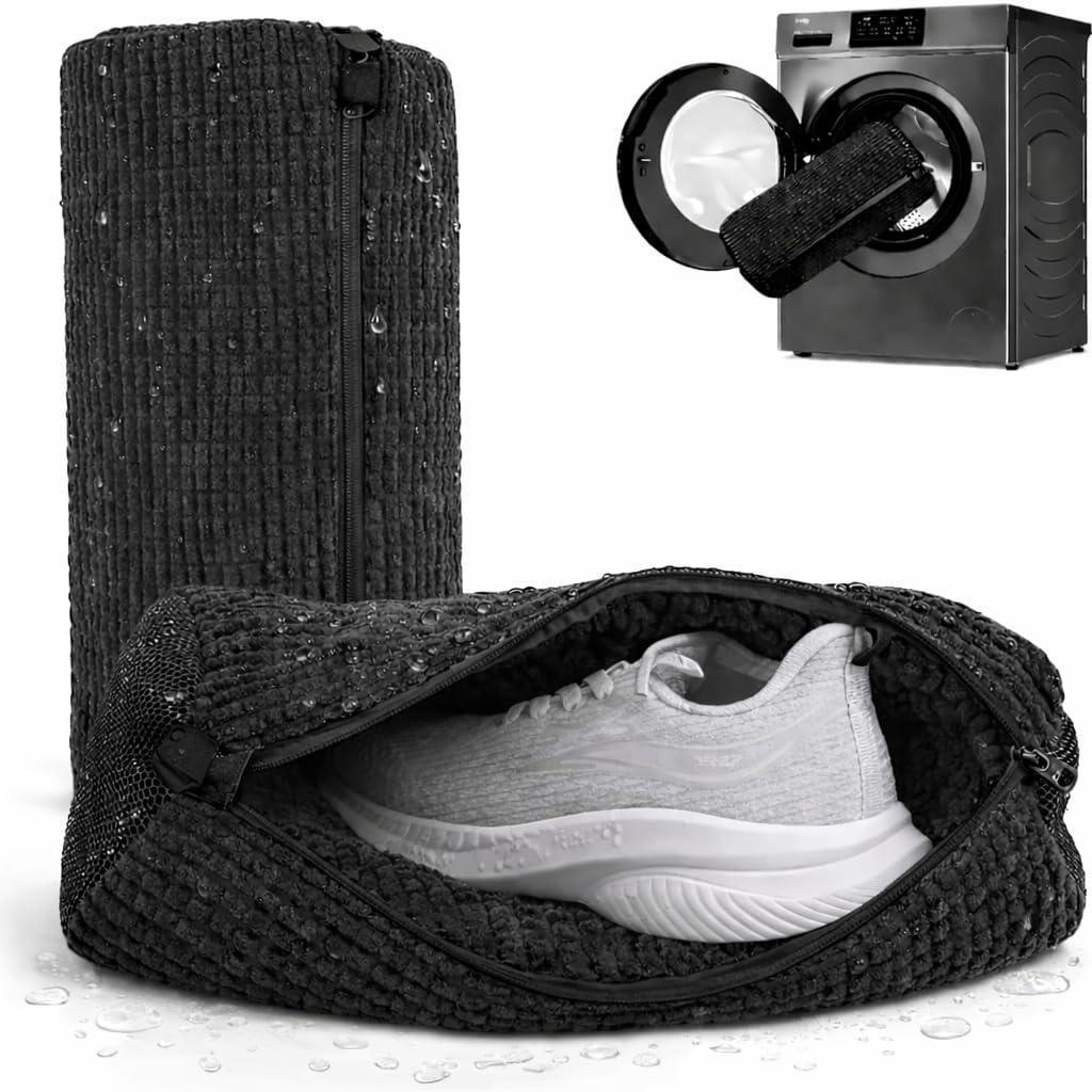 Shoe Washing Machine Bag 2 Pack for Washer & Dryer Thick Padded Sneaker Laundry Bags with Mesh Panels Zipper Protective Shoe Washer Bag for Running & Gym Shoes Shoe Washing Machine Bag 2 Pack for Washer & Dryer Thick Padded Sneaker Laundry Bags with Mesh Panels Zipper Protective Shoe Washer Bag for Running & Gym Shoes
