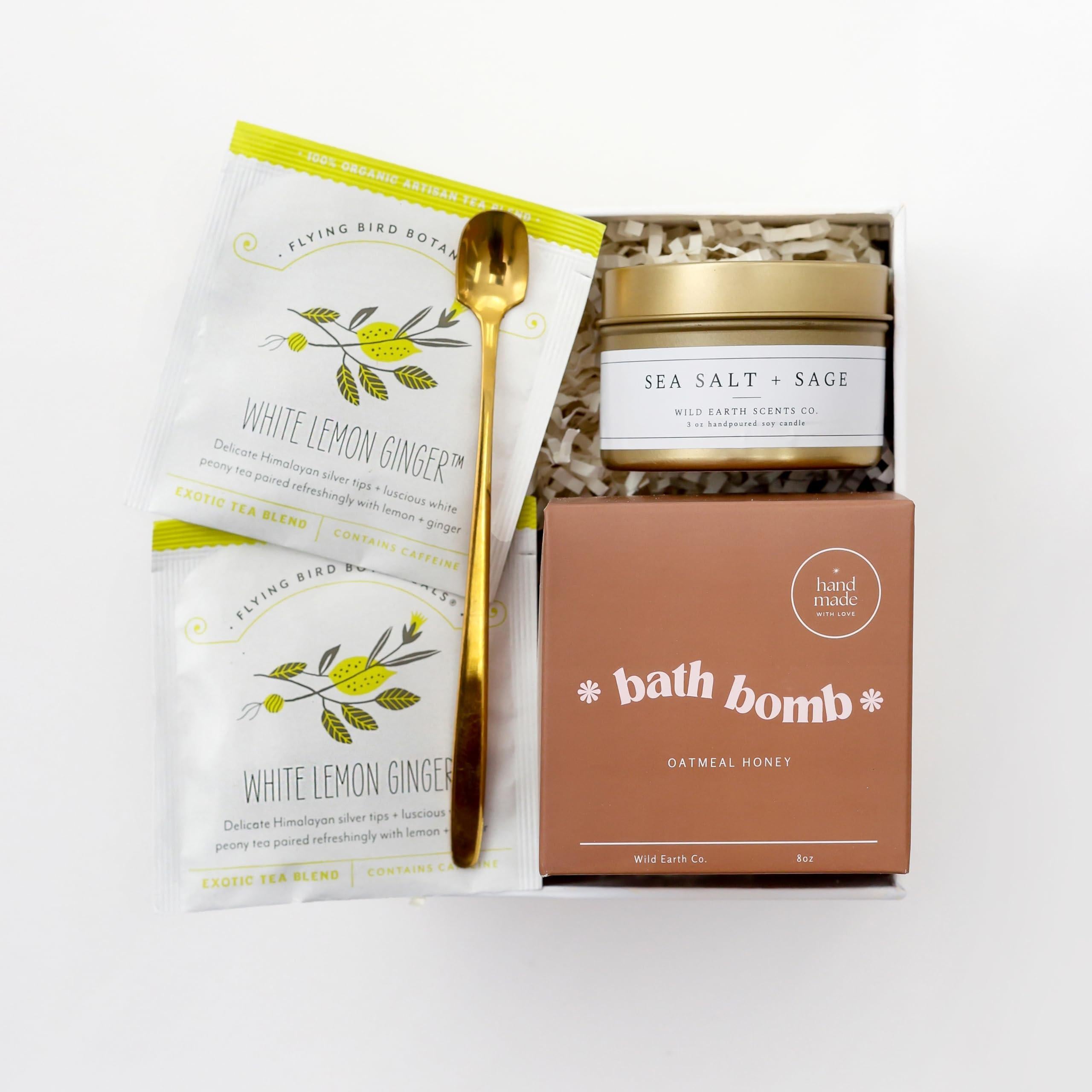 Unboxme Mini Healer Spa Gift Basket for Women Self Care Gift Box Wellness Care Package with Card Relaxation Gift for Birthday or Get Well Soon Unboxme Mini Healer Spa Gift Basket for Women Self Care Gift Box Wellness Care Package with Card Relaxation Gift for Birthday or Get Well Soon