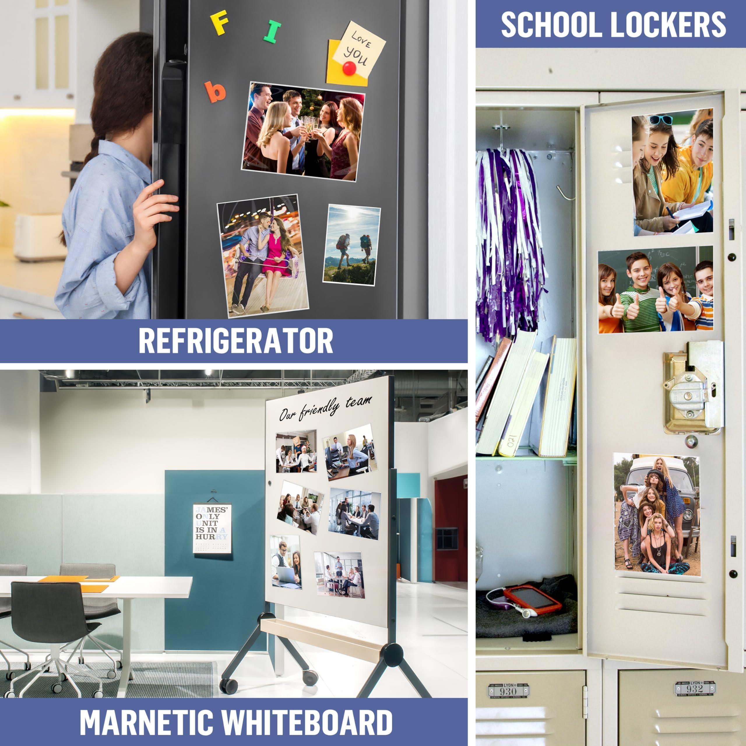 20 Pack Magnetic Picture Frames for Refrigerator 8.5 x 11 in White Magnet Picture Frames for Fridge Magnetic Photo Sleeves Locker Magnet Frame 8.5x11 Magnetic Photo Frames Magnetic Picture Holder 20 Pack Magnetic Picture Frames for Refrigerator 8.5 x 11 in White Magnet Picture Frames for Fridge Magnetic Photo Sleeves Locker Magnet Frame 8.5x11 Magnetic Photo Frames Magnetic Picture Holder
