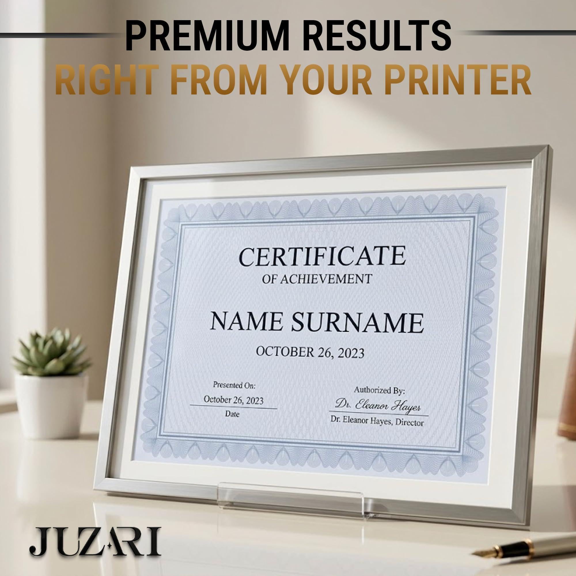 100 Certificate Paper 8.5 x 11 inch for Printing Blank Certificate Papers for Award Certificates & Diploma Paper Premium Blue Border Award Papers Cardstock for Awards & Certificates Graduation 100 Certificate Paper 8.5 x 11 inch for Printing Blank Certificate Papers for Award Certificates & Diploma Paper Premium Blue Border Award Papers Cardstock for Awards & Certificates Graduation