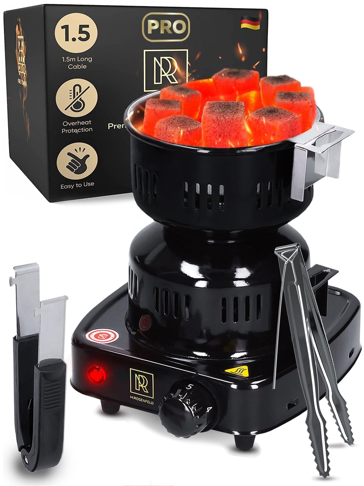 Multipurpose Electric Charcoal Starter Electric Charcoal Burner 450W with Tongs Multipurpose Electric Charcoal Starter Electric Charcoal Burner 450W with Tongs