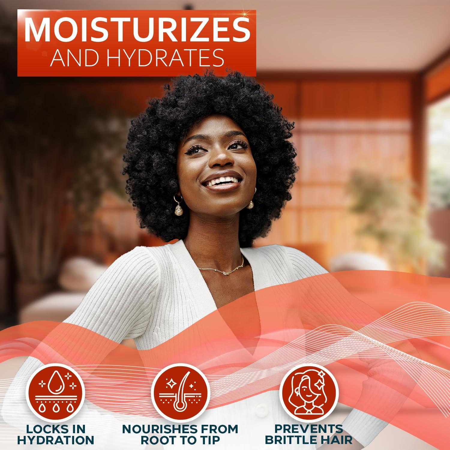 Batana Oil Shampoo and Conditioner Set Thickening Hair Products for Women and Batana Oil Shampoo and Conditioner Set Thickening Hair Products for Women and