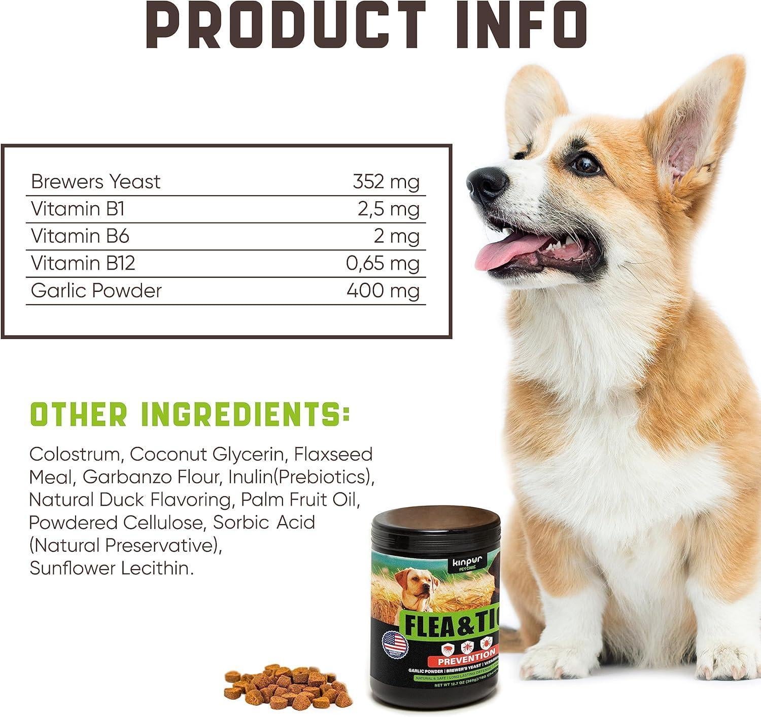 Flea & Tick Chews for Dogs 180 Count Duck Flavor All Breeds & Ages Flea & Tick Chews for Dogs 180 Count Duck Flavor All Breeds & Ages