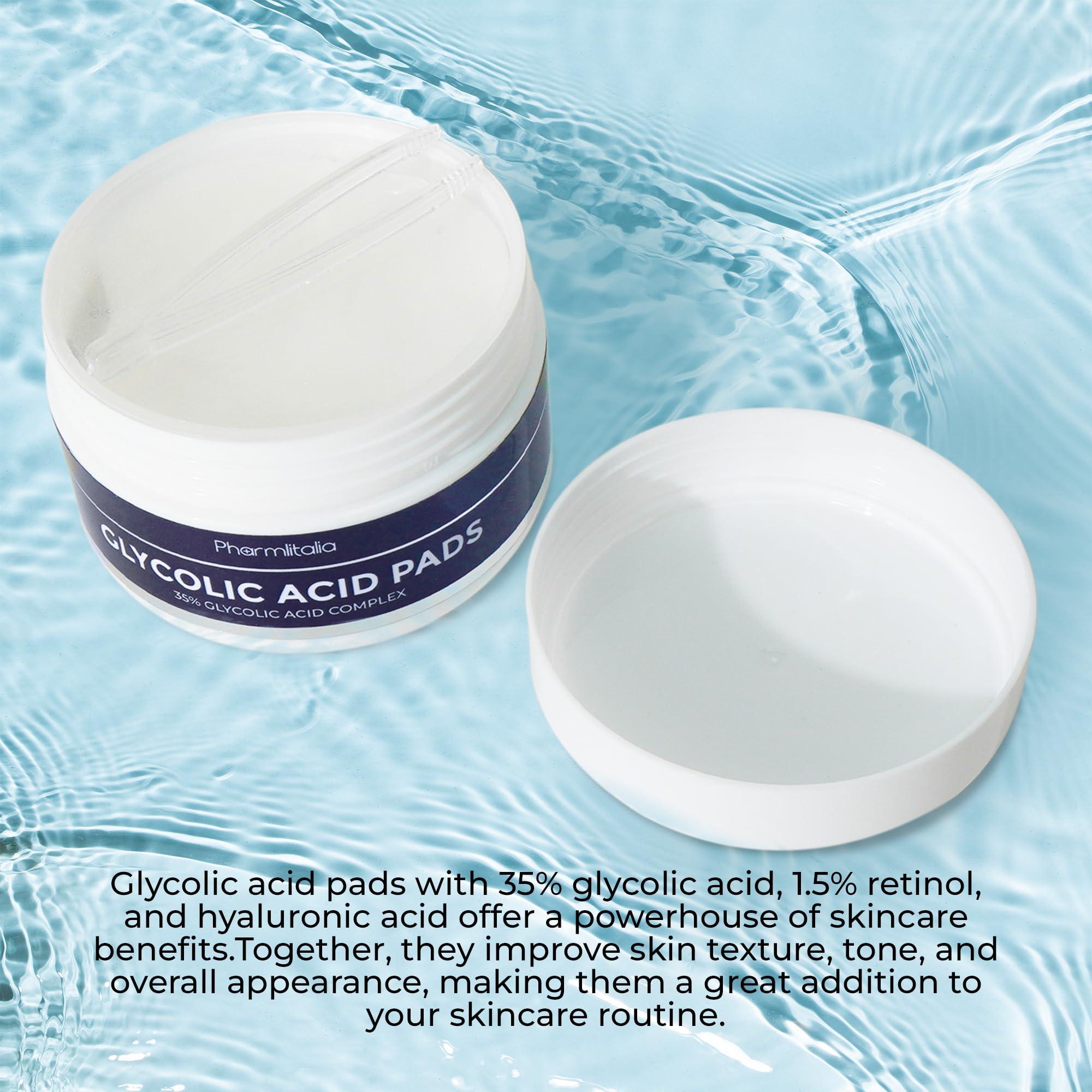 Glycolic Acid Pads 35% Anti Aging Treatment for Clearer Smoother Skin Acid Peel Glycolic Acid Pads 35% Anti Aging Treatment for Clearer Smoother Skin Acid Peel