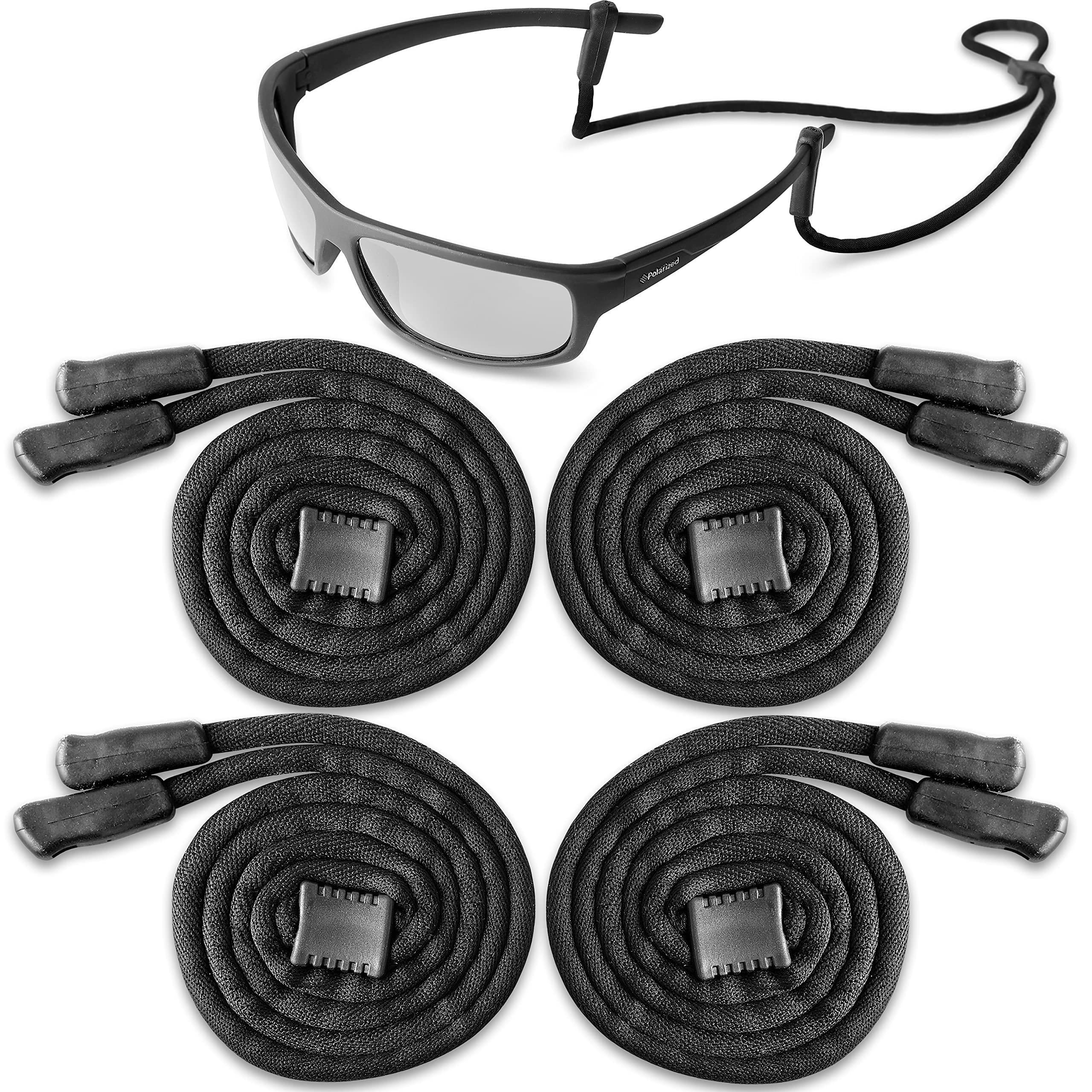 Eyeglasses String Holder Strap Glasses Cords 4 Pcs Black Adjustable 27 inch Long Eyeglasses String Holder Strap Glasses Cords 4 Pcs Black Adjustable 27 inch Long