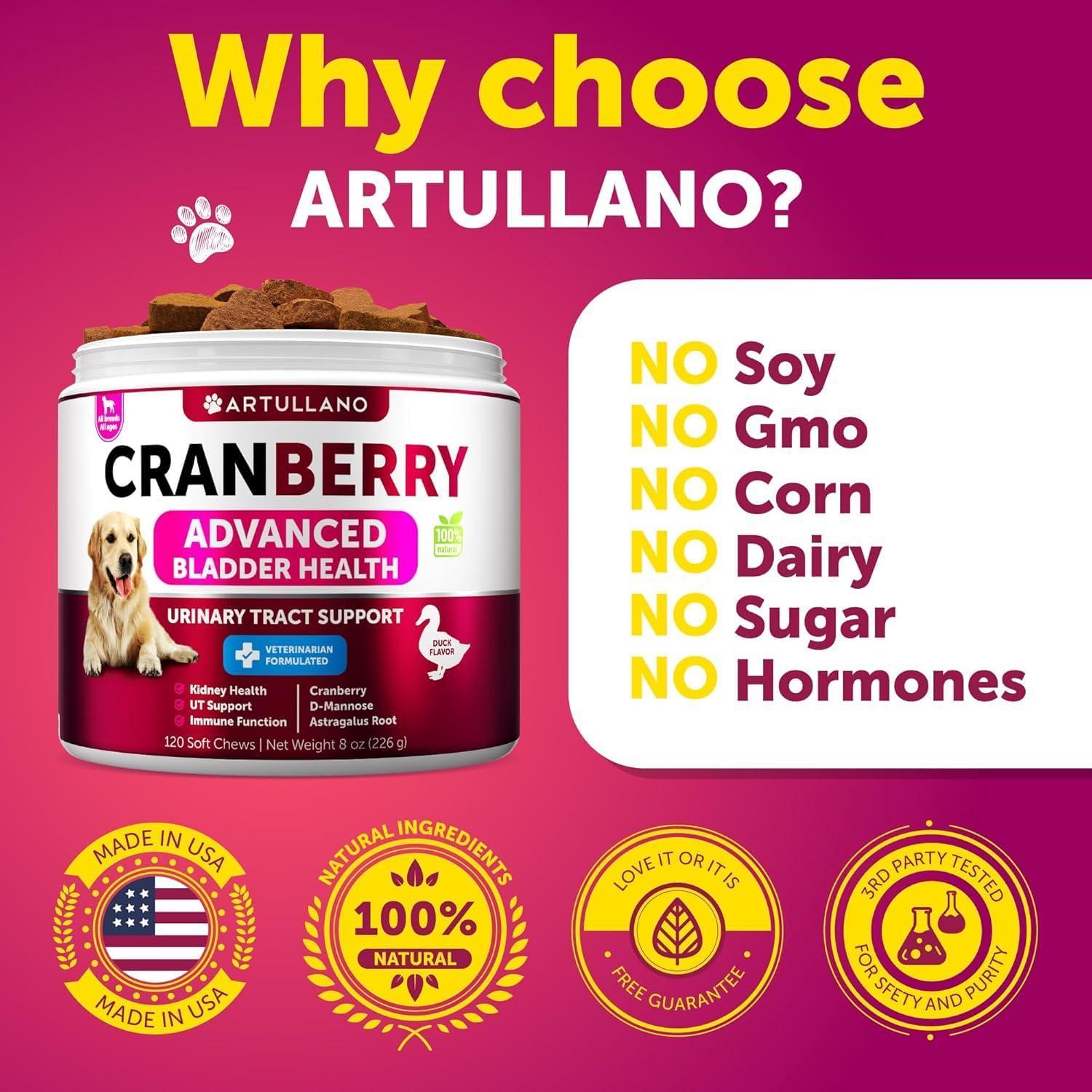 Dog UTI Treatment Cranberry Supplement Bladder Control Dog UTI Treatment Cranberry Supplement Bladder Control