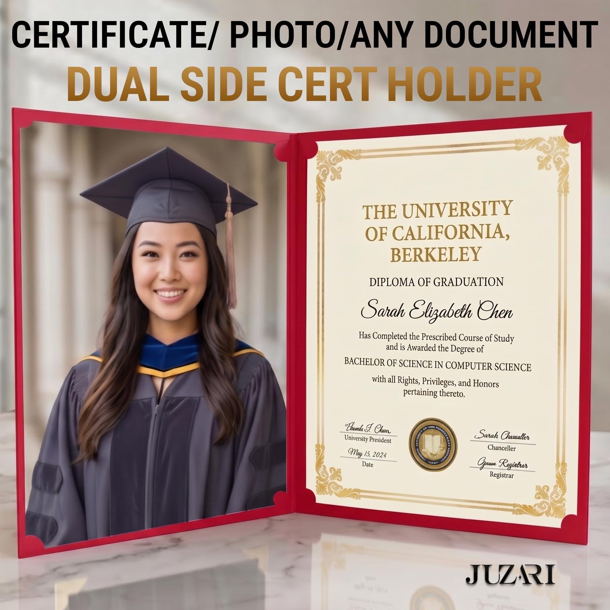 50 Pack Premium Burgundy Certificate Holders 8.5 x 11 inch Heavyweight 300gsm Cardstock Diploma Holder & Certificate Folder Award Certificate Folders for Graduation with Gold Foil Diploma Cover 50 Pack Premium Burgundy Certificate Holders 8.5 x 11 inch Heavyweight 300gsm Cardstock Diploma Holder & Certificate Folder Award Certificate Folders for Graduation with Gold Foil Diploma Cover