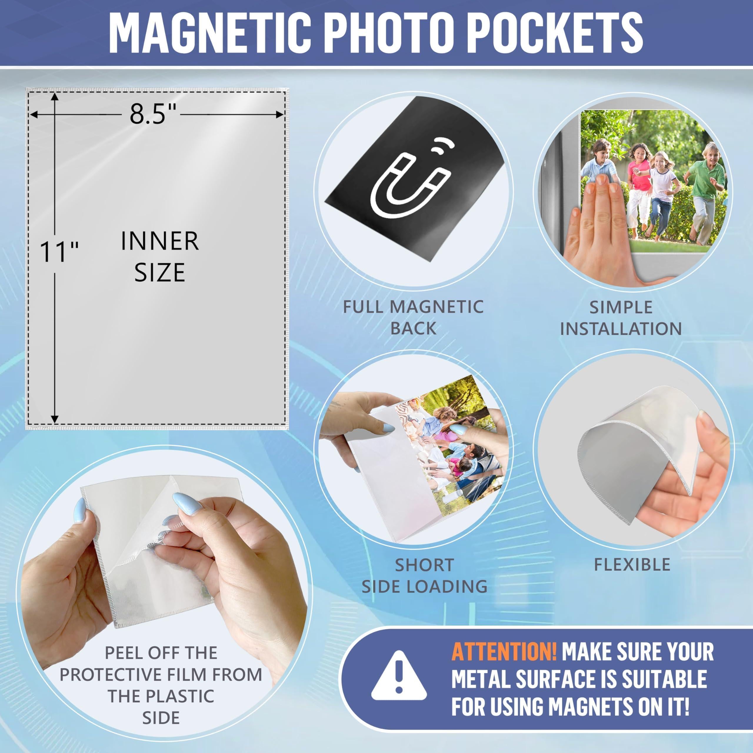20 Pack Magnetic Picture Frames for Refrigerator 8.5 x 11 in White Magnet Picture Frames for Fridge Magnetic Photo Sleeves Locker Magnet Frame 8.5x11 Magnetic Photo Frames Magnetic Picture Holder 20 Pack Magnetic Picture Frames for Refrigerator 8.5 x 11 in White Magnet Picture Frames for Fridge Magnetic Photo Sleeves Locker Magnet Frame 8.5x11 Magnetic Photo Frames Magnetic Picture Holder