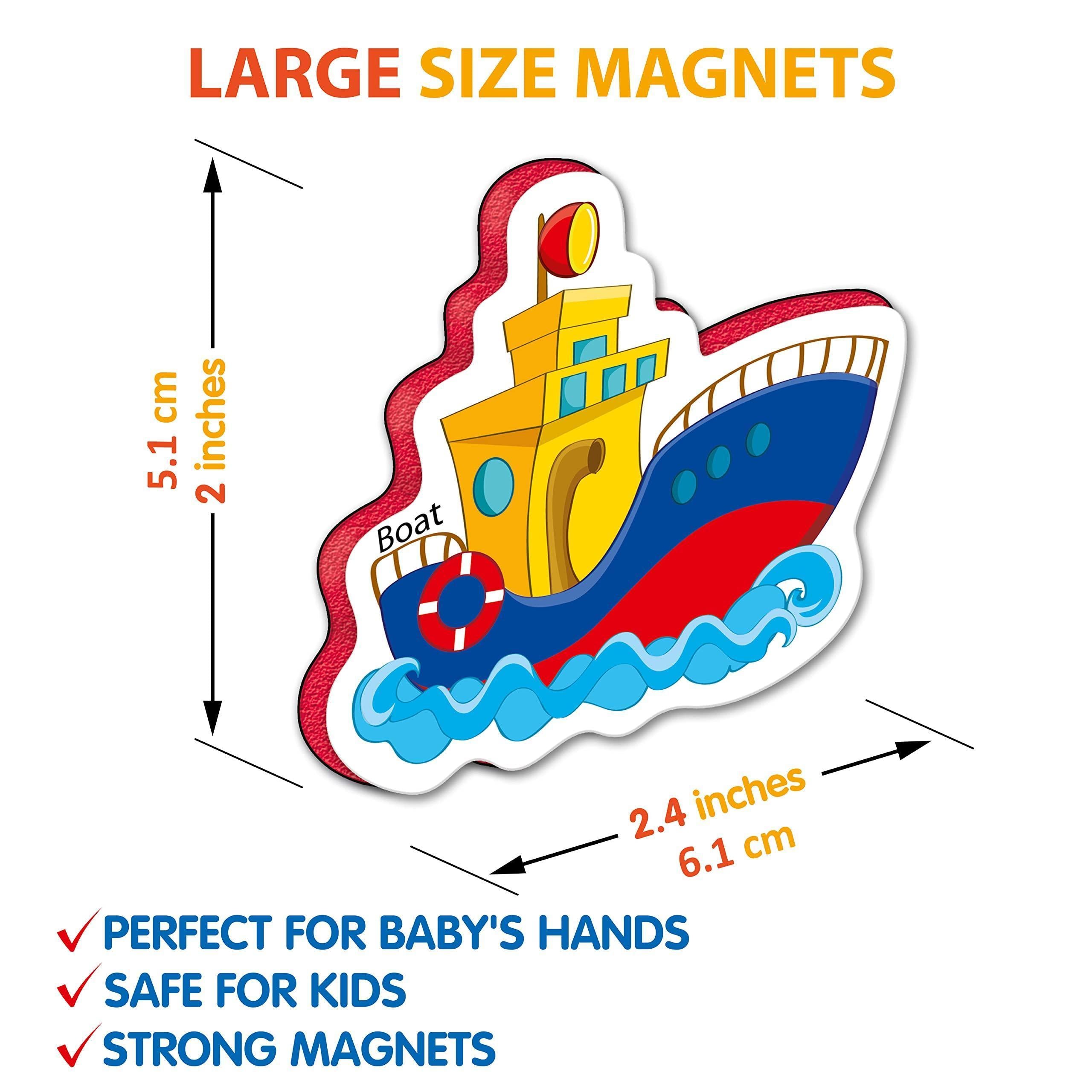 34 Foam Fridge Magnets for Toddlers 3 years Vehicles and Professions Magnets 34 Foam Fridge Magnets for Toddlers 3 years Vehicles and Professions Magnets