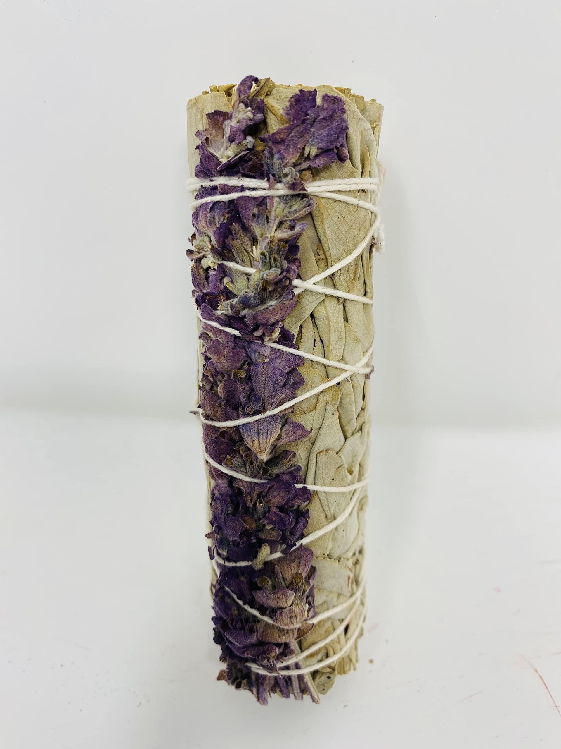 Bholi Sage Plus Sage Smudge Kit for Cleansing Negative Energy Lavender with White Sage Smudge Sticks Pack of 4 Bholi Sage Plus Sage Smudge Kit for Cleansing Negative Energy Lavender with White Sage Smudge Sticks Pack of 4