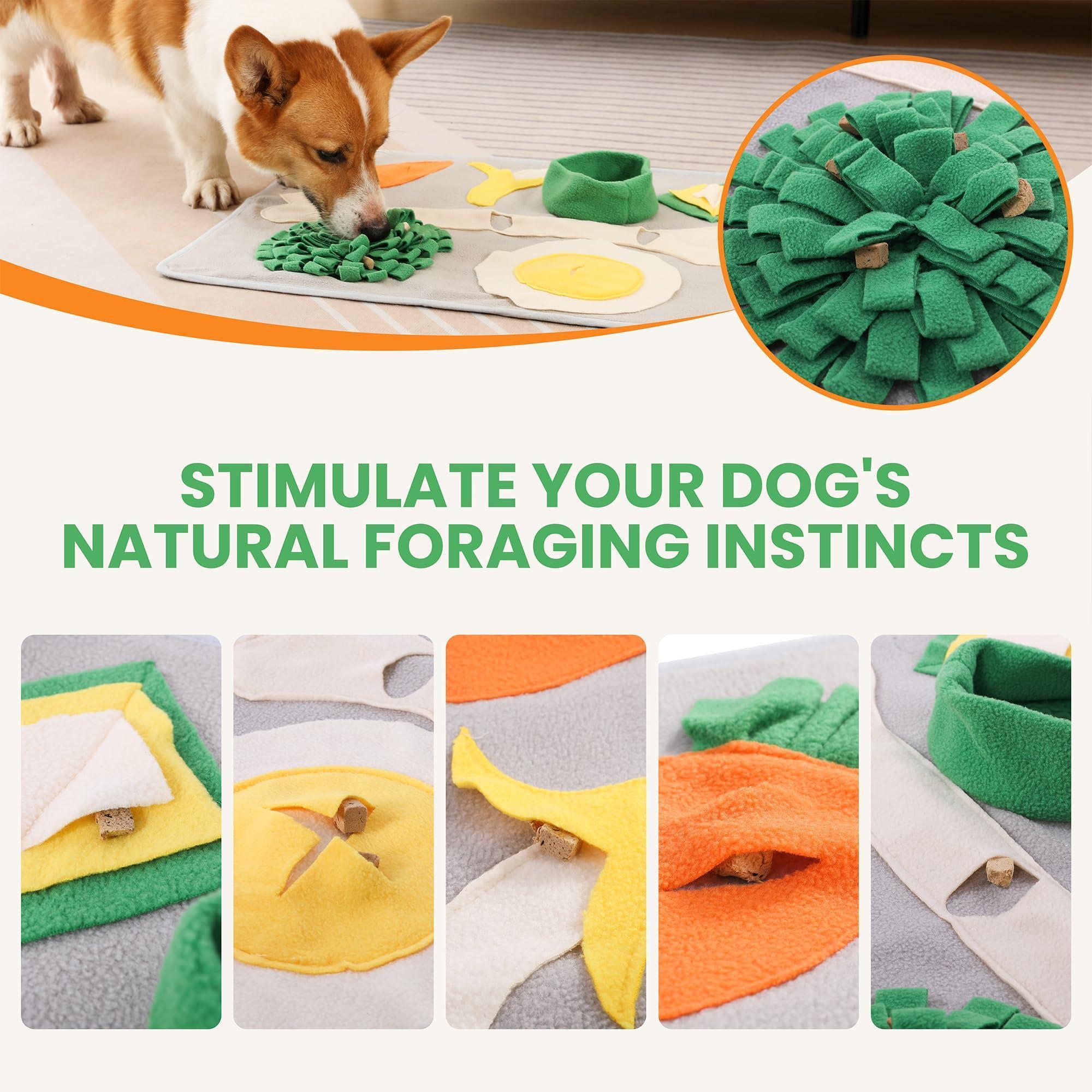 Snuffle Mat for Dogs Cats & Rabbits Interactive Foraging & Slow-Feeder Toy Snuffle Mat for Dogs Cats & Rabbits Interactive Foraging & Slow-Feeder Toy