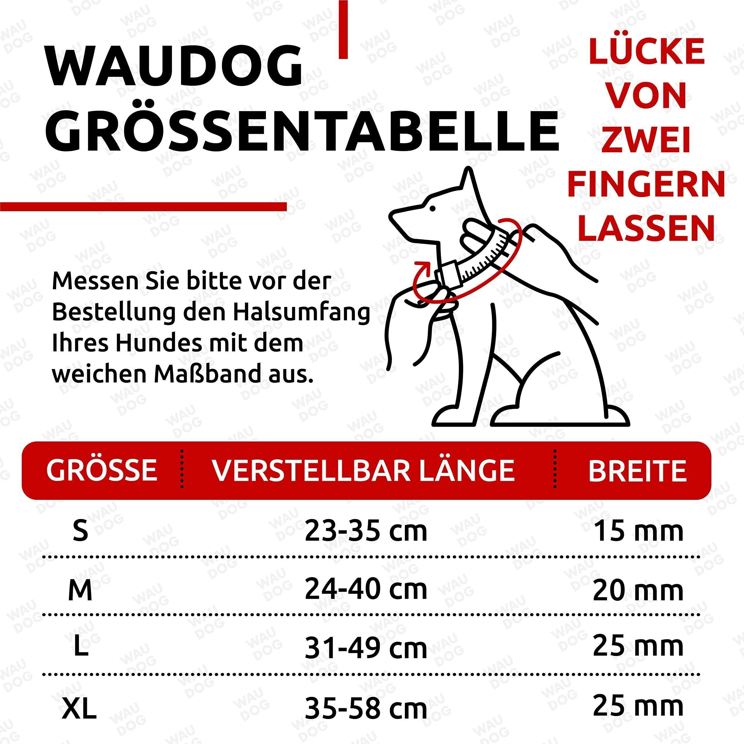 Waterproof Dog Collar Adjustable All Sizes Metal Clasp & QR Tag Red Waterproof Dog Collar Adjustable All Sizes Metal Clasp & QR Tag Red