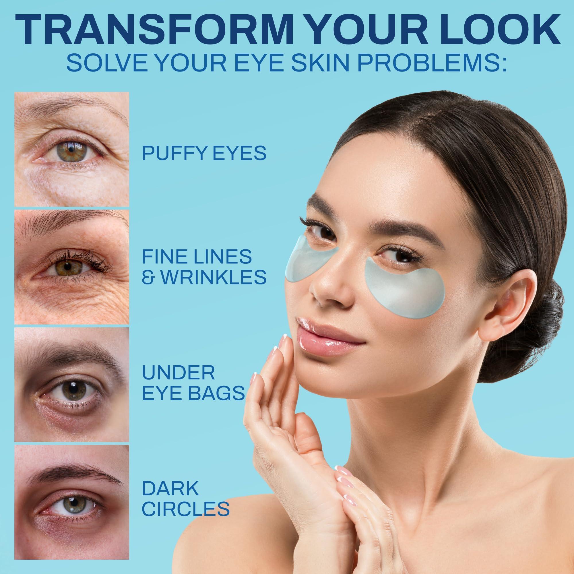 Under Eye Patches for Puffy Eyes Hyaluronic Acid and Collagen 30 Pairs Under Under Eye Patches for Puffy Eyes Hyaluronic Acid and Collagen 30 Pairs Under