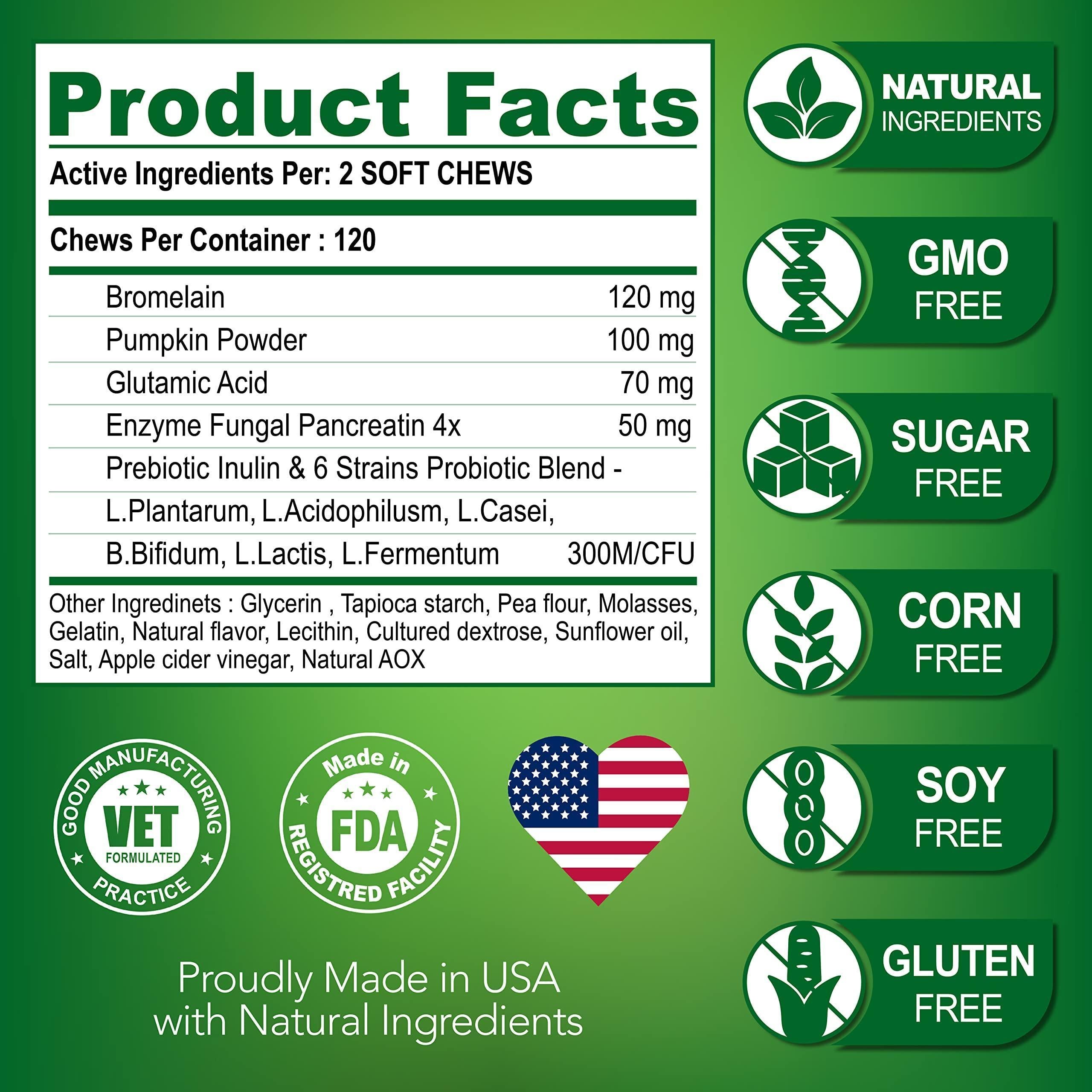 No Poo Chews for Dogs Coprophagia Stool-Eating Deterrent Probiotics 120 Count No Poo Chews for Dogs Coprophagia Stool-Eating Deterrent Probiotics 120 Count