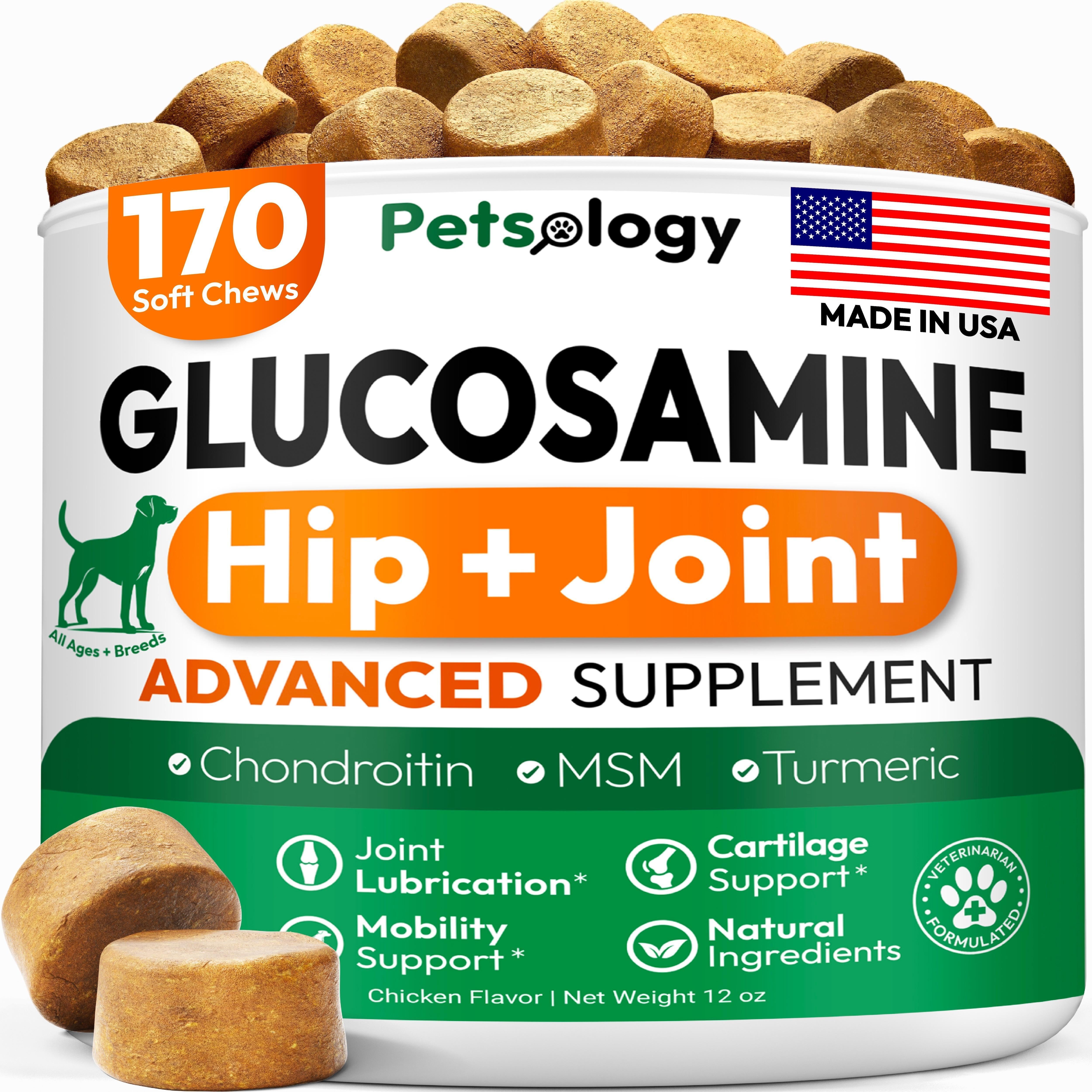 Glucosamine for Dogs Hip & Joint Supplement 170 Mobility Chews Glucosamine for Dogs Hip & Joint Supplement 170 Mobility Chews