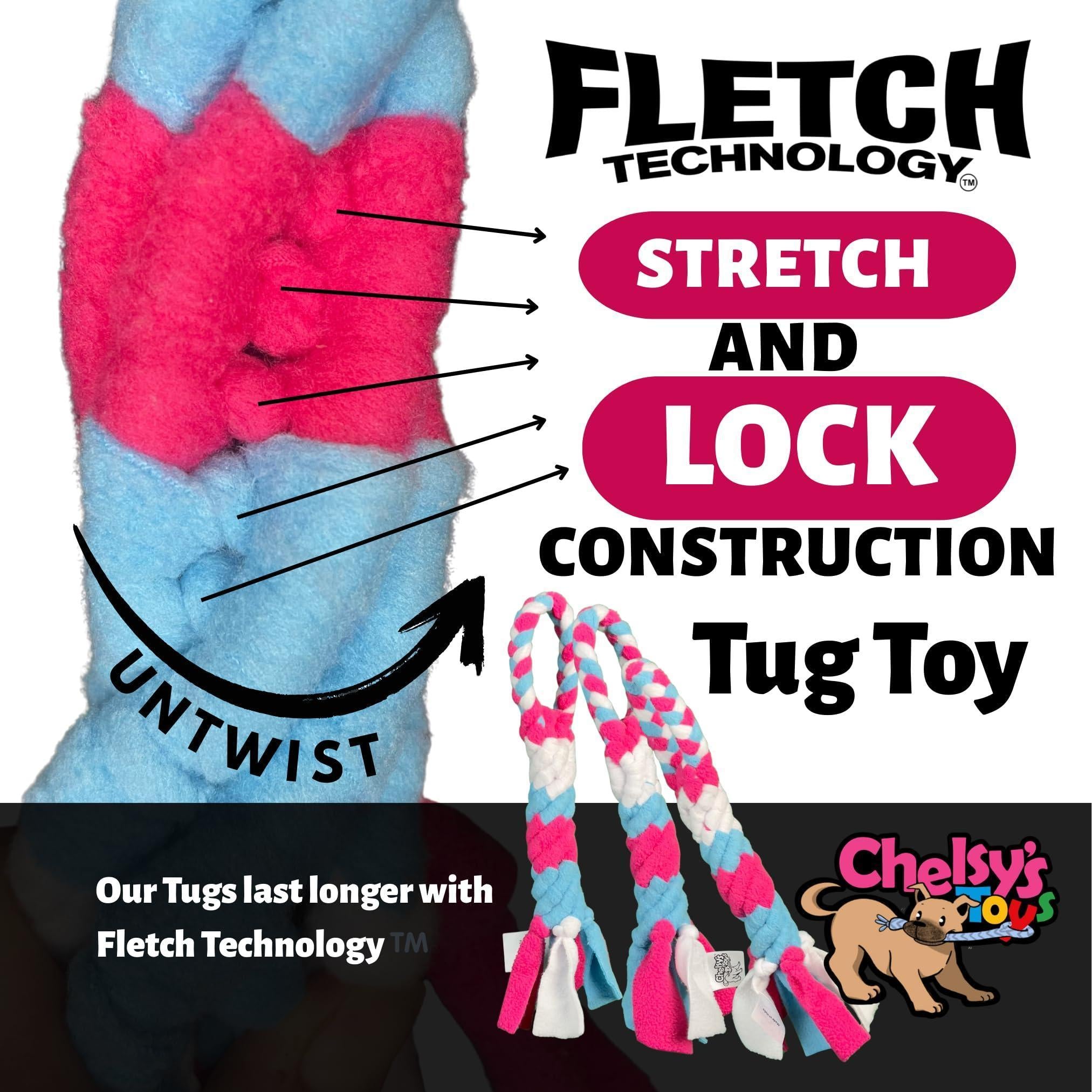 Interactive Tug & Treat-Dispenser Toy for Dogs Teething Relief Lavender Interactive Tug & Treat-Dispenser Toy for Dogs Teething Relief Lavender