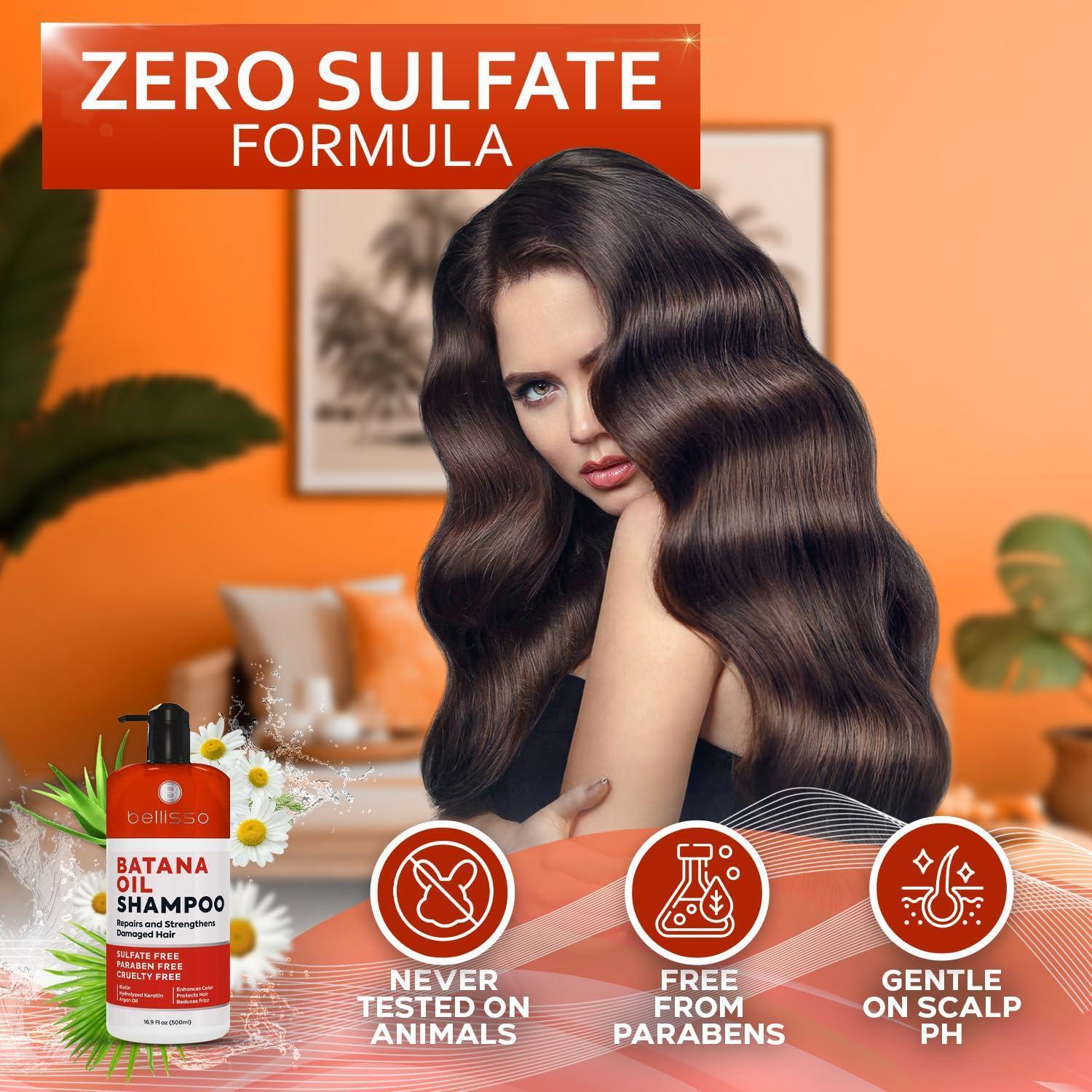 Batana Oil Shampoo Volumizing Salon Formula for Thinning and Fine Hair Women Men Sulfate and Paraben Free Thickening Volume Boost for a Thicker Fuller Feeling With Moroccan Argan Oil Batana Oil Shampoo Volumizing Salon Formula for Thinning and Fine Hair Women Men Sulfate and Paraben Free Thickening Volume Boost for a Thicker Fuller Feeling With Moroccan Argan Oil