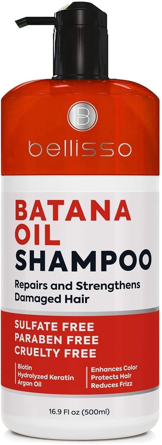 Batana Oil Shampoo Volumizing Salon Formula for Thinning and Fine Hair Women Men Sulfate and Paraben Free Thickening Volume Boost for a Thicker Fuller Feeling With Moroccan Argan Oil Batana Oil Shampoo Volumizing Salon Formula for Thinning and Fine Hair Women Men Sulfate and Paraben Free Thickening Volume Boost for a Thicker Fuller Feeling With Moroccan Argan Oil