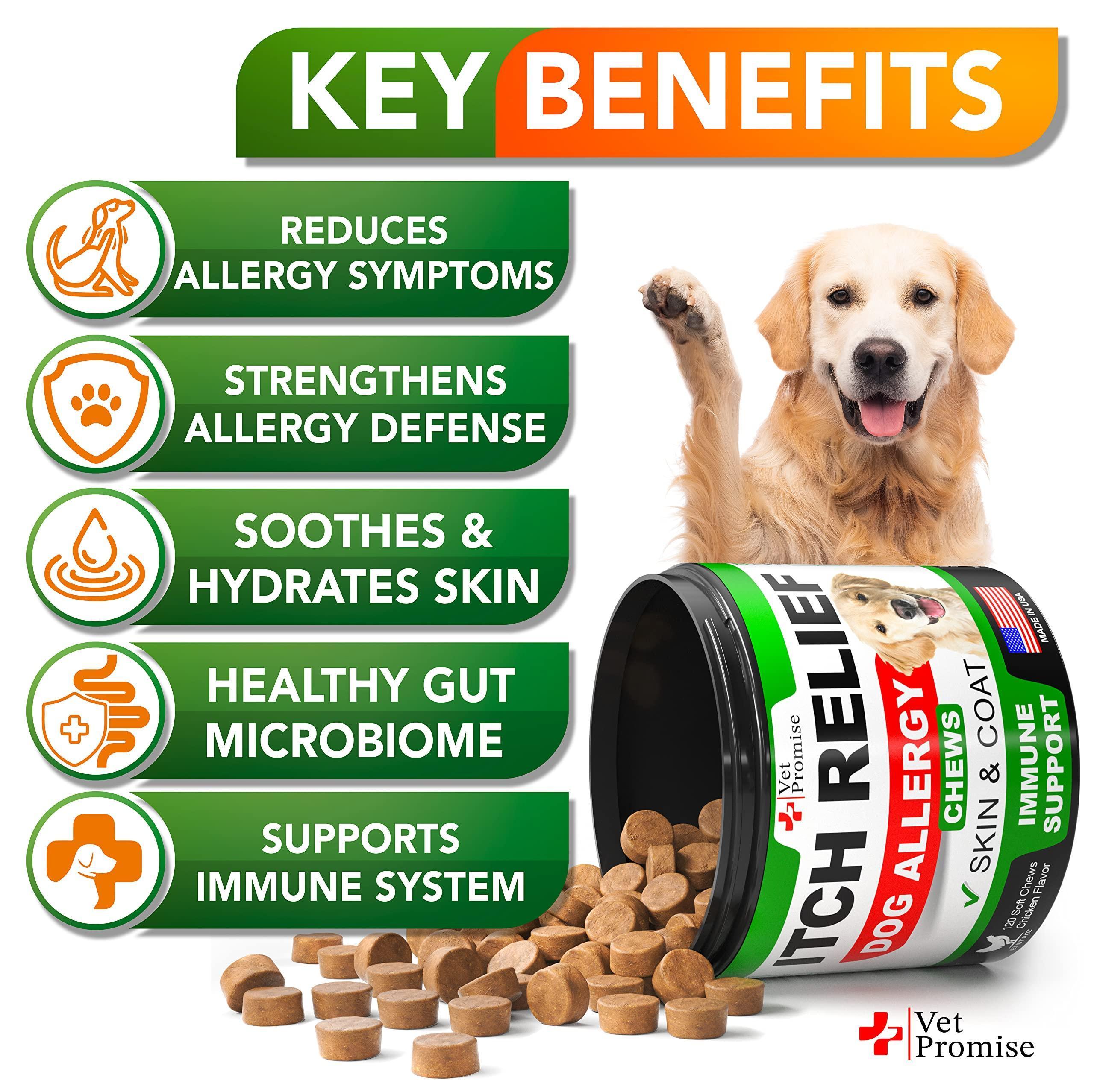 Dog Allergy Chews 120 Count Itch Relief Hot Spots Immune Support Dog Allergy Chews 120 Count Itch Relief Hot Spots Immune Support