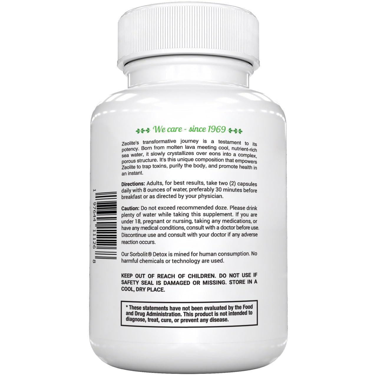 Zeolite Detox 240 Capsules Zeolite Capsules Sorbolit Ultra FINE 1 2 µm Zeolite Clinoptilolite Powder 95% 3X Activated Zeolite Supplement 4 Months Supply Zeolite Detox 240 Capsules Zeolite Capsules Sorbolit Ultra FINE 1 2 µm Zeolite Clinoptilolite Powder 95% 3X Activated Zeolite Supplement 4 Months Supply