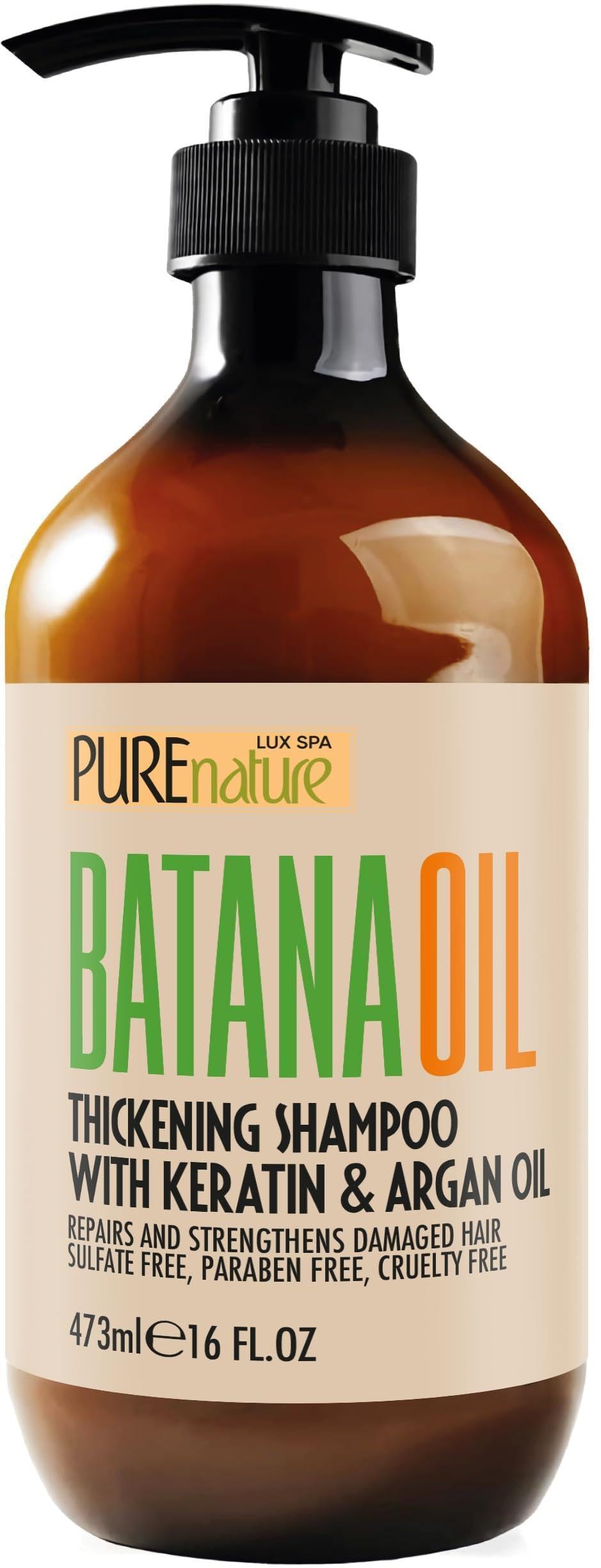 Batana Oil Shampoo 16 Fl Oz Sulfate Free Thickening Formula Paraben Free Volumizing Shampoo for Thinning Fine Hair Professional Volume Boosting Salon Care for Women and Men with Thin Hair Batana Oil Shampoo 16 Fl Oz Sulfate Free Thickening Formula Paraben Free Volumizing Shampoo for Thinning Fine Hair Professional Volume Boosting Salon Care for Women and Men with Thin Hair