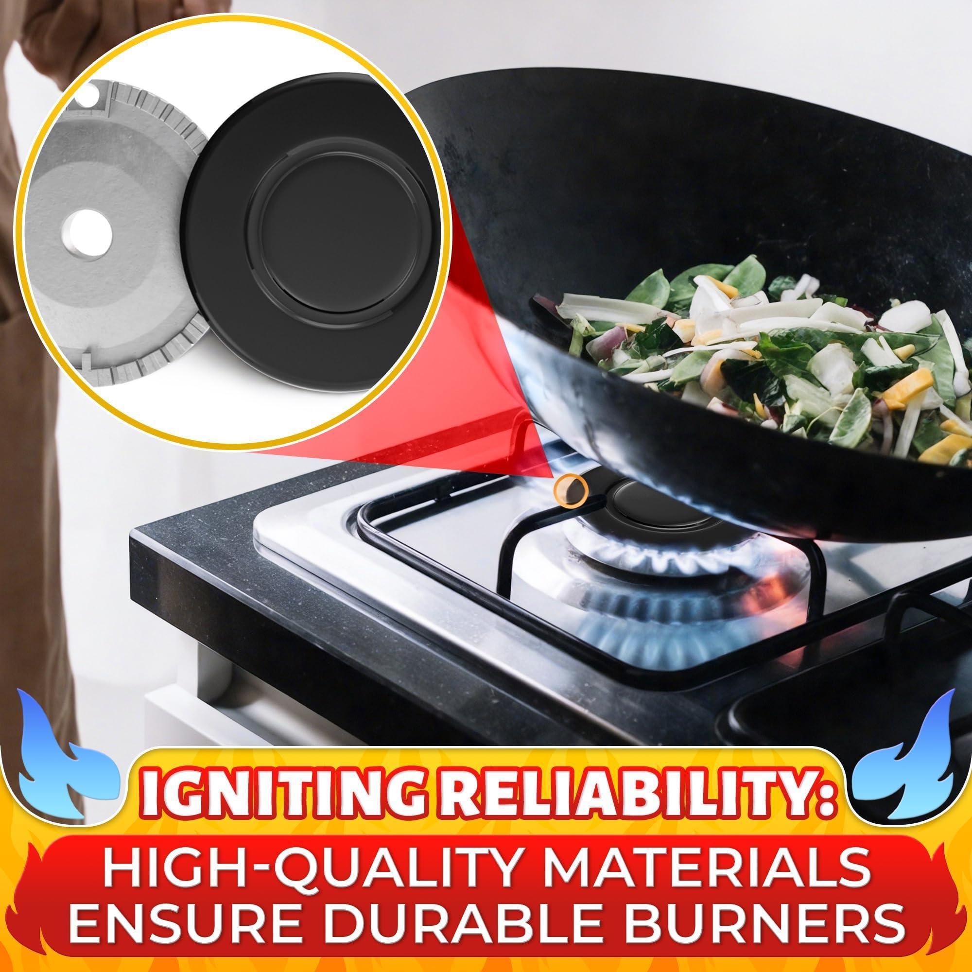 4Pcs Portable Gas Stove Burner Replacement Surface Burner Head Replacement Stove Range Gas Stove Burners Caps Black Stove Top Burner Replacement Range Burners Tops Burner Covers for Gas Stove 4Pcs Portable Gas Stove Burner Replacement Surface Burner Head Replacement Stove Range Gas Stove Burners Caps Black Stove Top Burner Replacement Range Burners Tops Burner Covers for Gas Stove