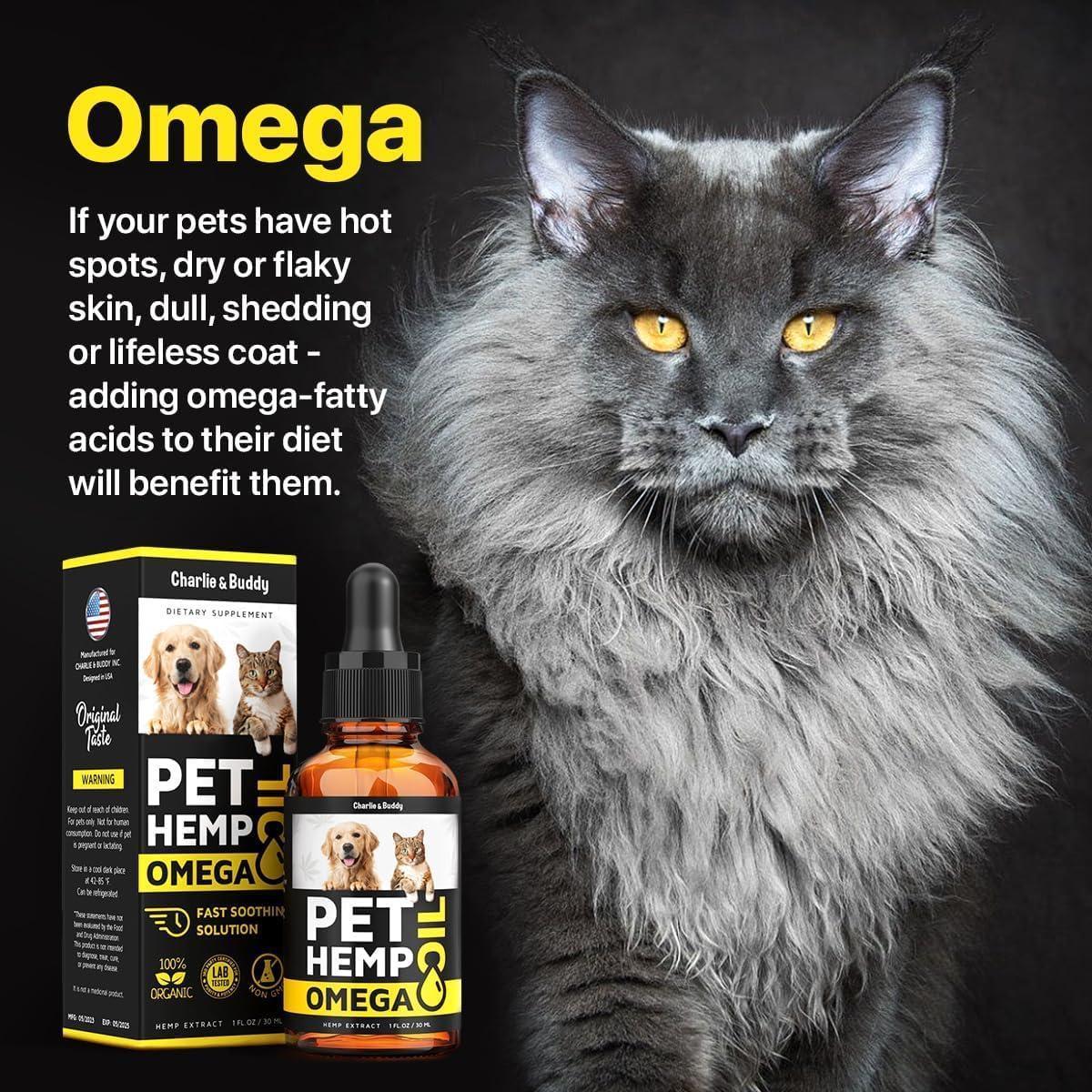Hemp & Salmon Oil for Dogs Omega 3-6-9 Skin & Coat 1 fl oz Hemp & Salmon Oil for Dogs Omega 3-6-9 Skin & Coat 1 fl oz