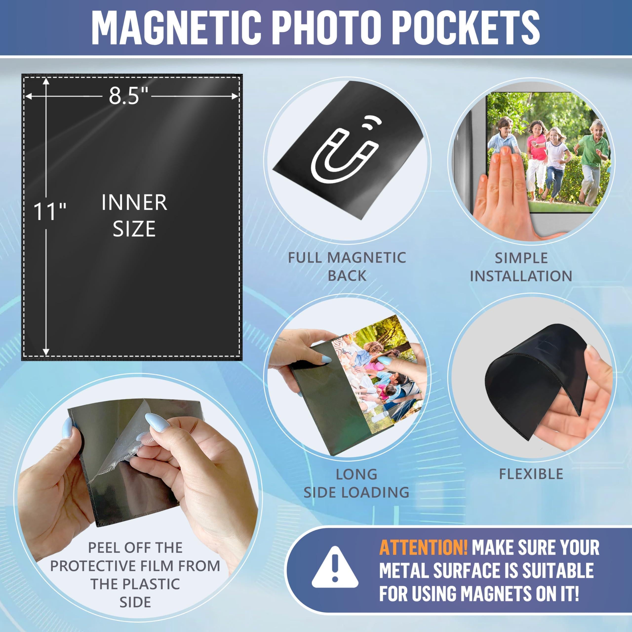 10 Pack Magnetic Frames 8.5 x 11 inch Magnetic Picture Frames for Fridge Magnetic Picture Frames for Refrigerator Magnetic Photo Sleeves Locker Magnet Frame Magnetic Photo Pockets Magnetic Picture Holder 10 Pack Magnetic Frames 8.5 x 11 inch Magnetic Picture Frames for Fridge Magnetic Picture Frames for Refrigerator Magnetic Photo Sleeves Locker Magnet Frame Magnetic Photo Pockets Magnetic Picture Holder