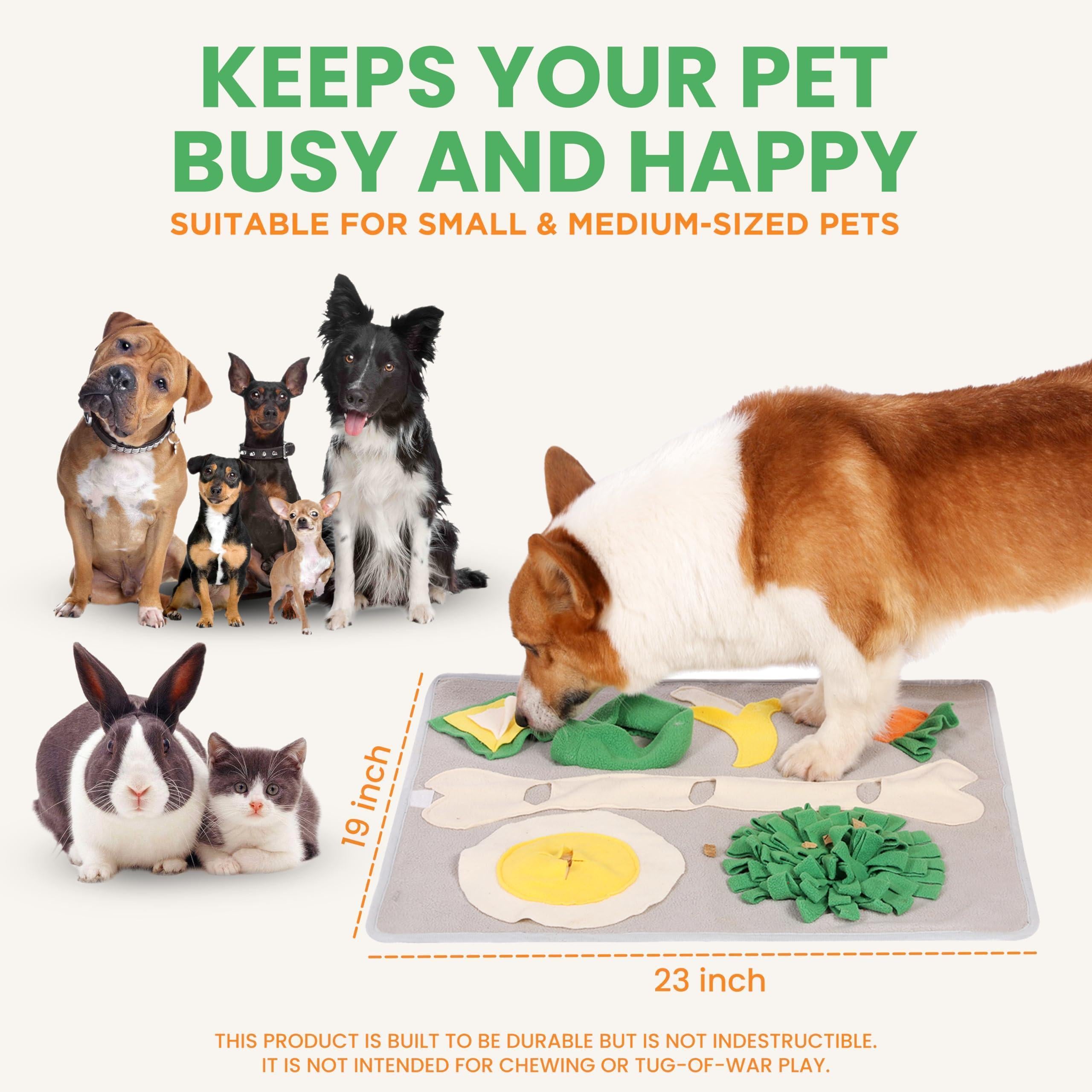 Snuffle Mat for Dogs Cats & Rabbits Interactive Foraging & Slow-Feeder Toy Snuffle Mat for Dogs Cats & Rabbits Interactive Foraging & Slow-Feeder Toy