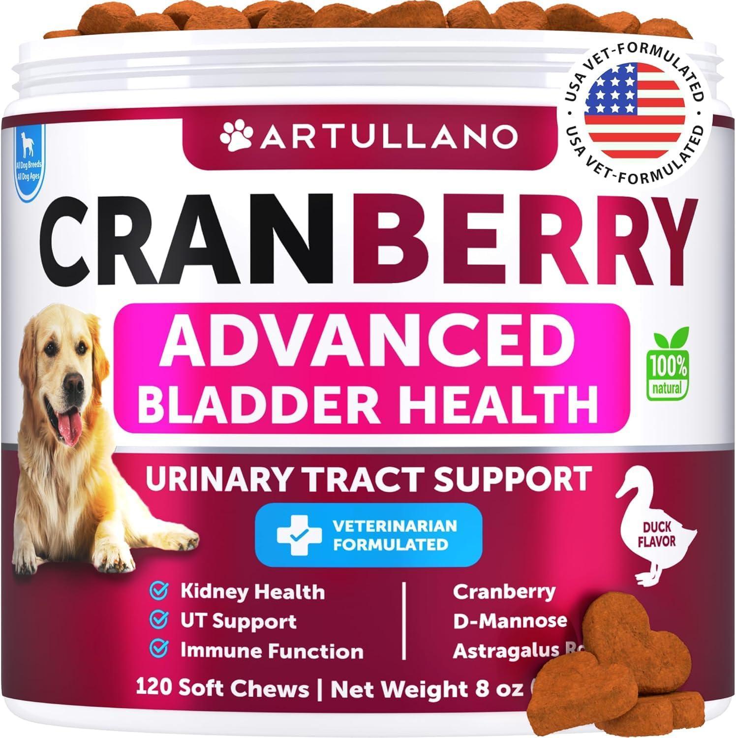 Dog UTI Treatment Cranberry Supplement Bladder Control Dog UTI Treatment Cranberry Supplement Bladder Control
