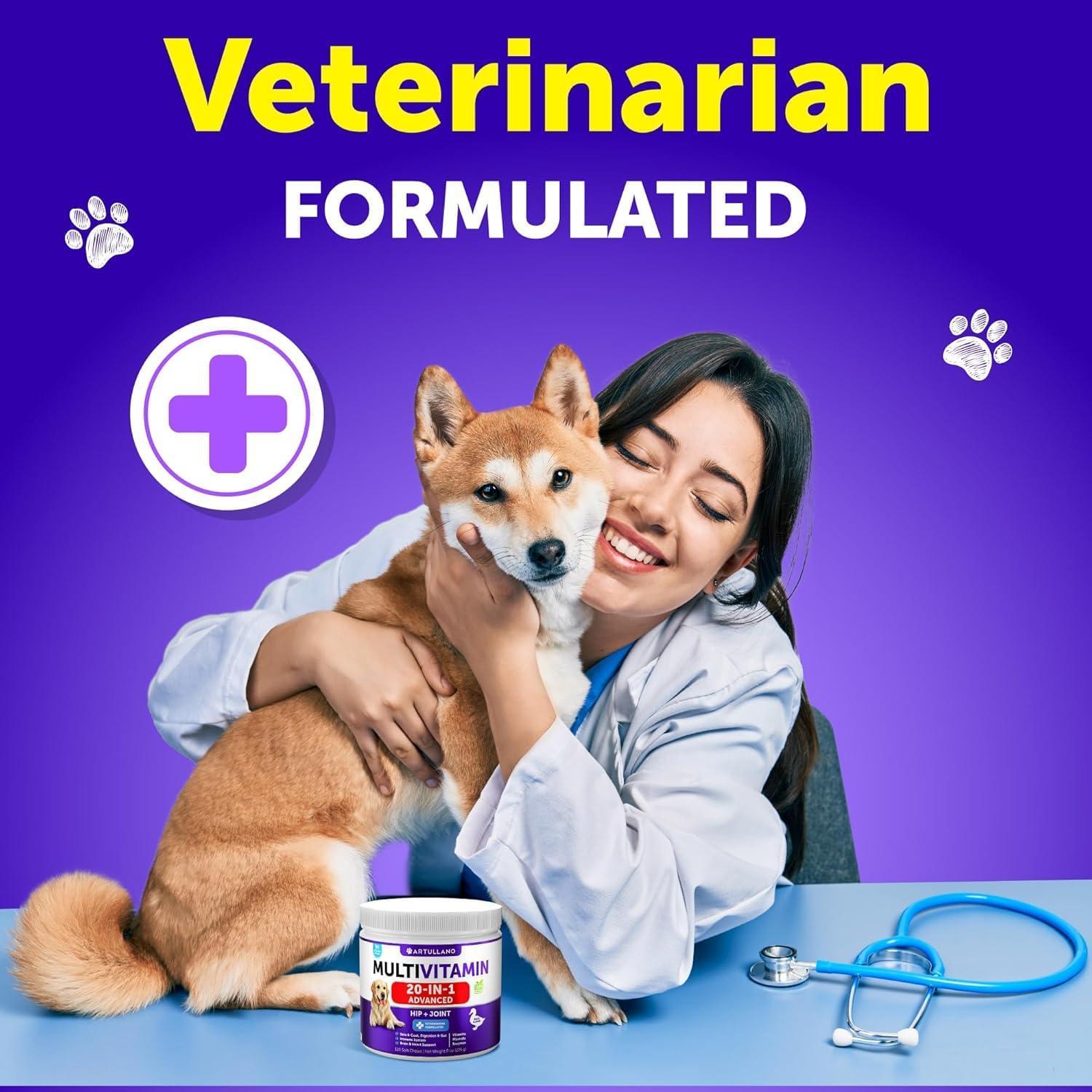 Dog Multivitamin Chews with Glucosamine 20-in-1 Dog Multivitamin Chews with Glucosamine 20-in-1