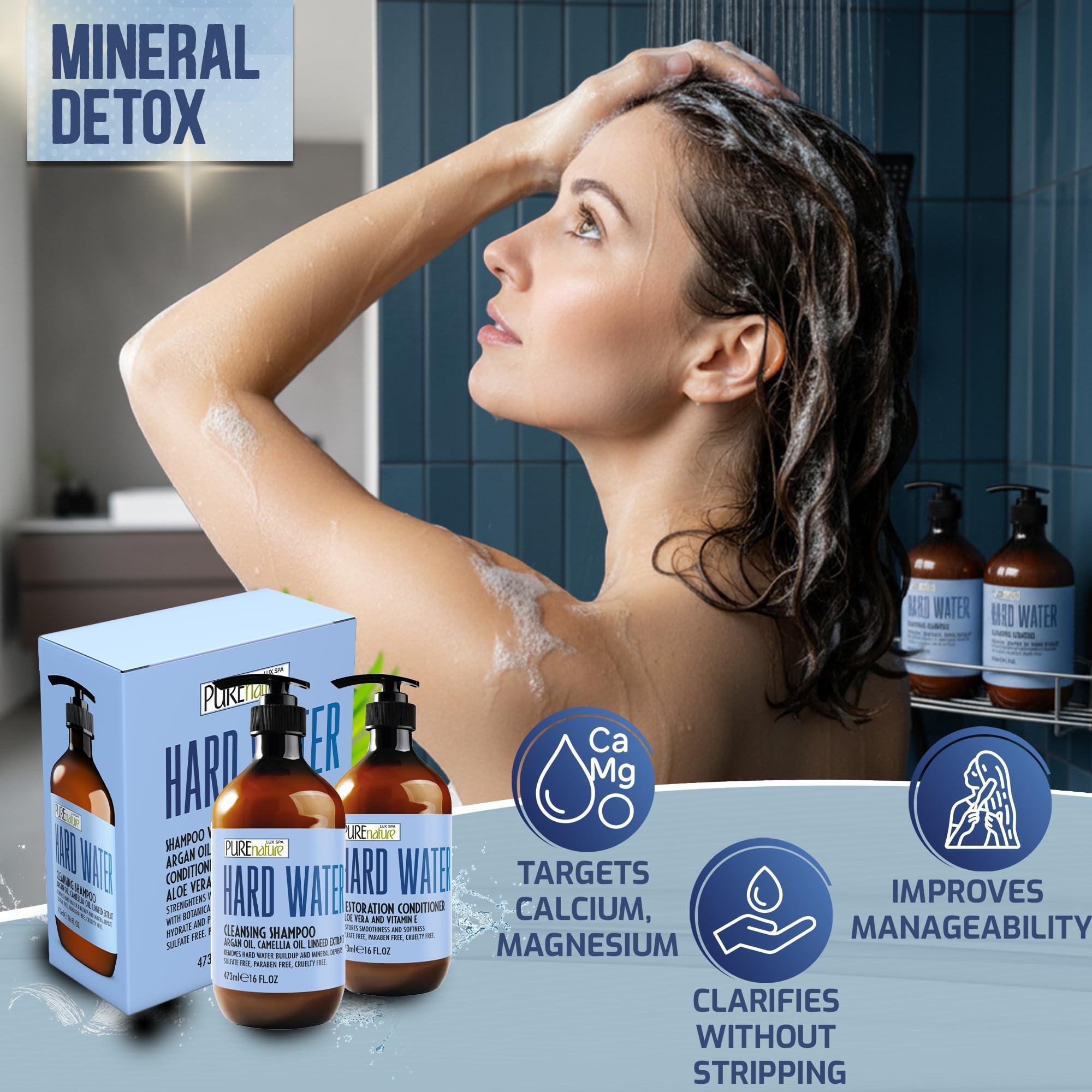 Hard Water Shampoo and Conditioner Set 16 Fl Oz Set of 2 Sulfate Free and Paraben Free Chelating Action Moisturizing Professional Formula for Women and Men Hydrating Swim Safe Formula Hard Water Shampoo and Conditioner Set 16 Fl Oz Set of 2 Sulfate Free and Paraben Free Chelating Action Moisturizing Professional Formula for Women and Men Hydrating Swim Safe Formula