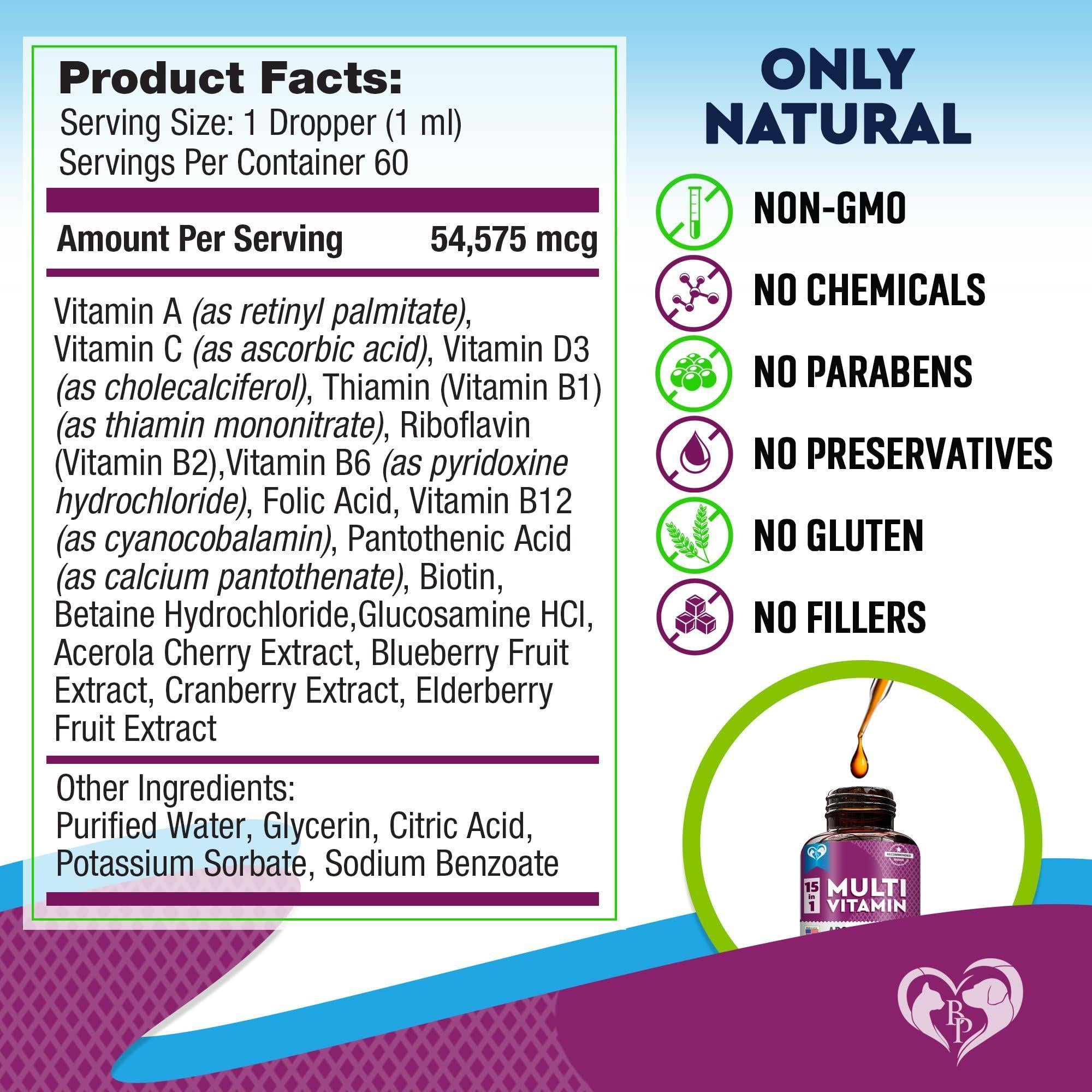 Cat & Dog Liquid Multivitamin Glucosamine & Cranberry Cat & Dog Liquid Multivitamin Glucosamine & Cranberry