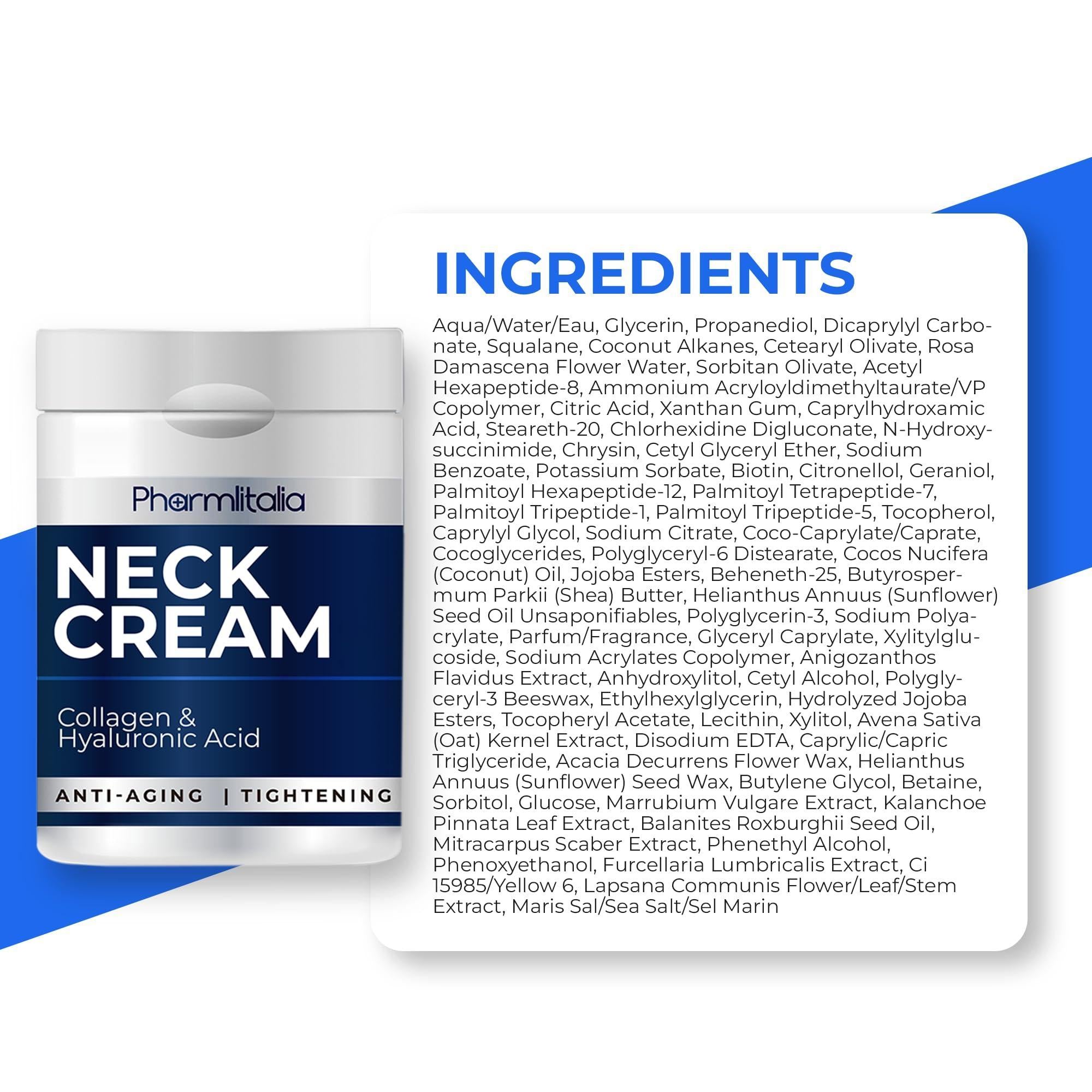 Neck Firming and Tightening Cream with Collagen Hyaluronic Acid Anti Age 4 Fl oz Neck Firming and Tightening Cream with Collagen Hyaluronic Acid Anti Age 4 Fl oz