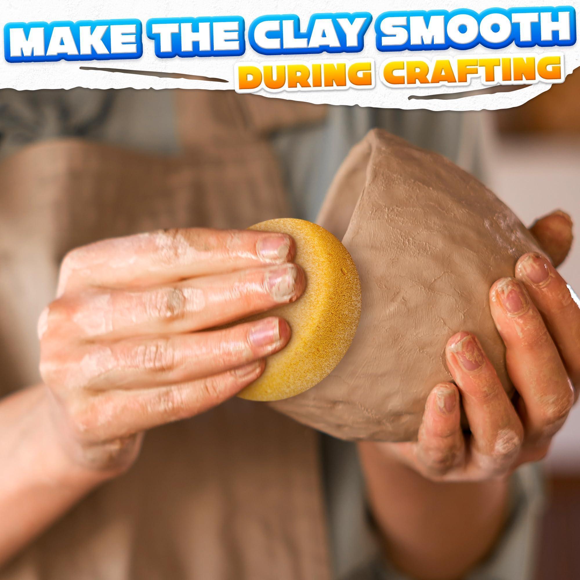 12 Pcs Pottery Sponges for Clay – 2.8 x1 Pottery Sponge for Painting Car Waxing Washing Dishes & Ceramic Care Tack Sponges for Cleaning Leather – Durable Texture for Efficient Sculpting & Cleanup 12 Pcs Pottery Sponges for Clay – 2.8 x1 Pottery Sponge for Painting Car Waxing Washing Dishes & Ceramic Care Tack Sponges for Cleaning Leather – Durable Texture for Efficient Sculpting & Cleanup