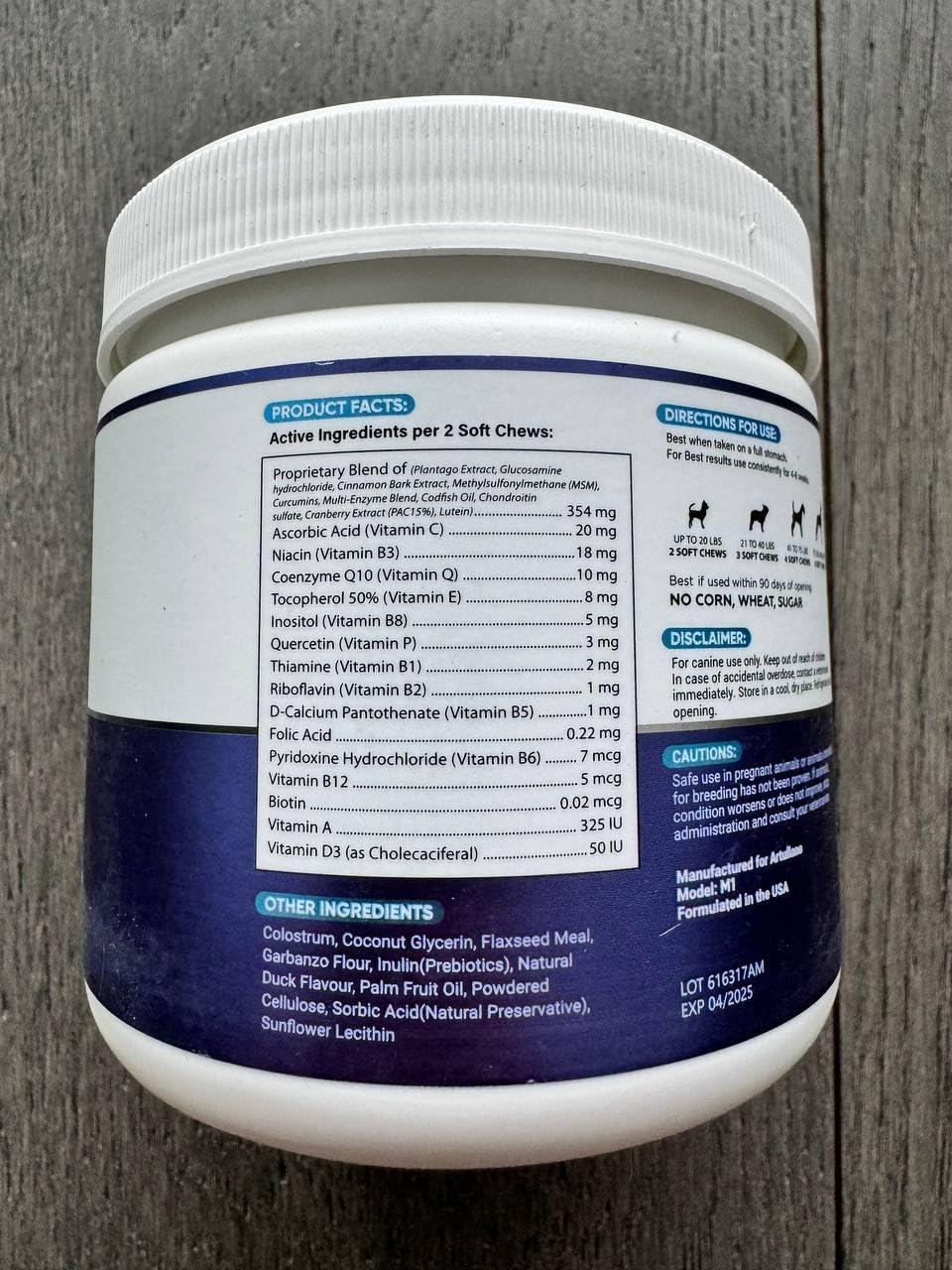 Dog Multivitamin Chews with Glucosamine 20-in-1 Dog Multivitamin Chews with Glucosamine 20-in-1