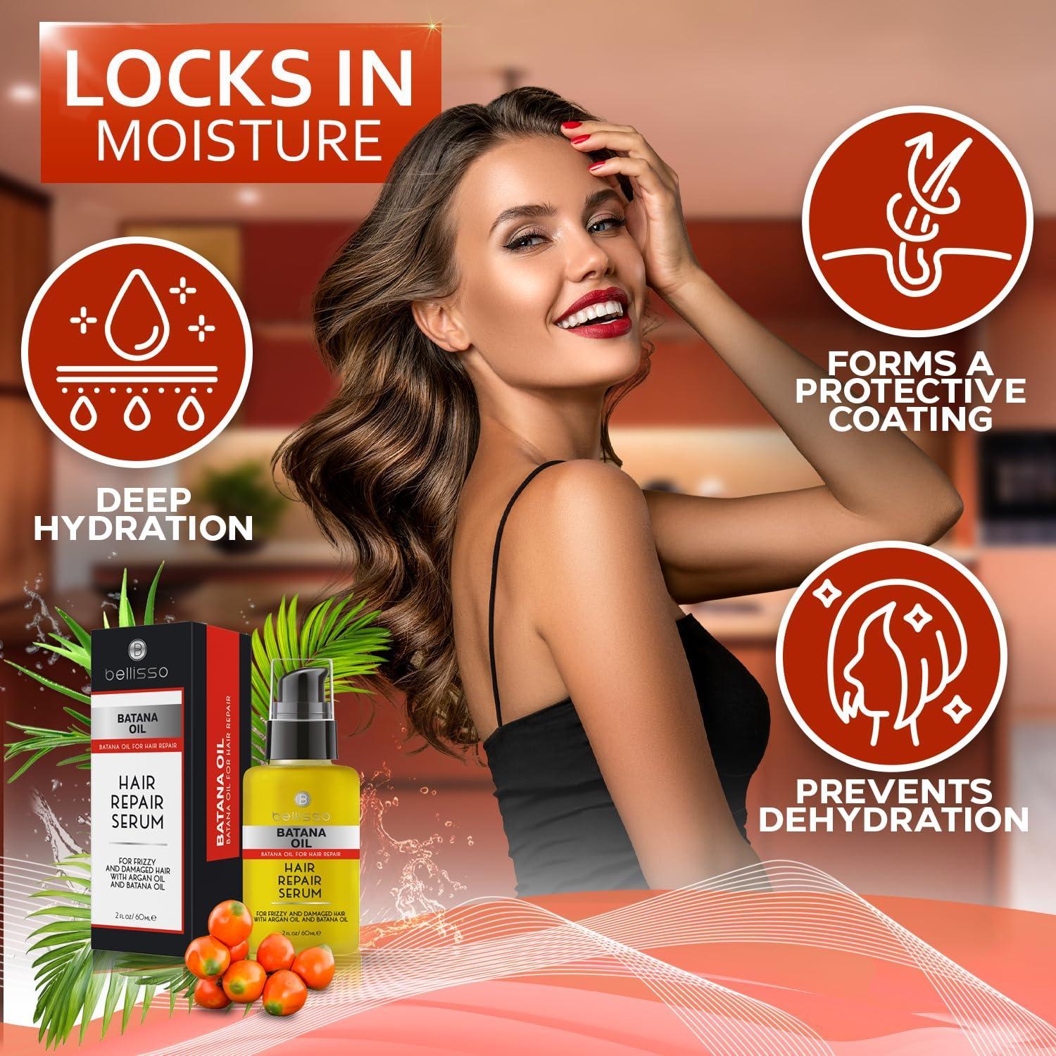 Batana Oil Hair Serum Repair Thinning Dry Damaged Fine and Split Ends Batana Oil Hair Serum Repair Thinning Dry Damaged Fine and Split Ends