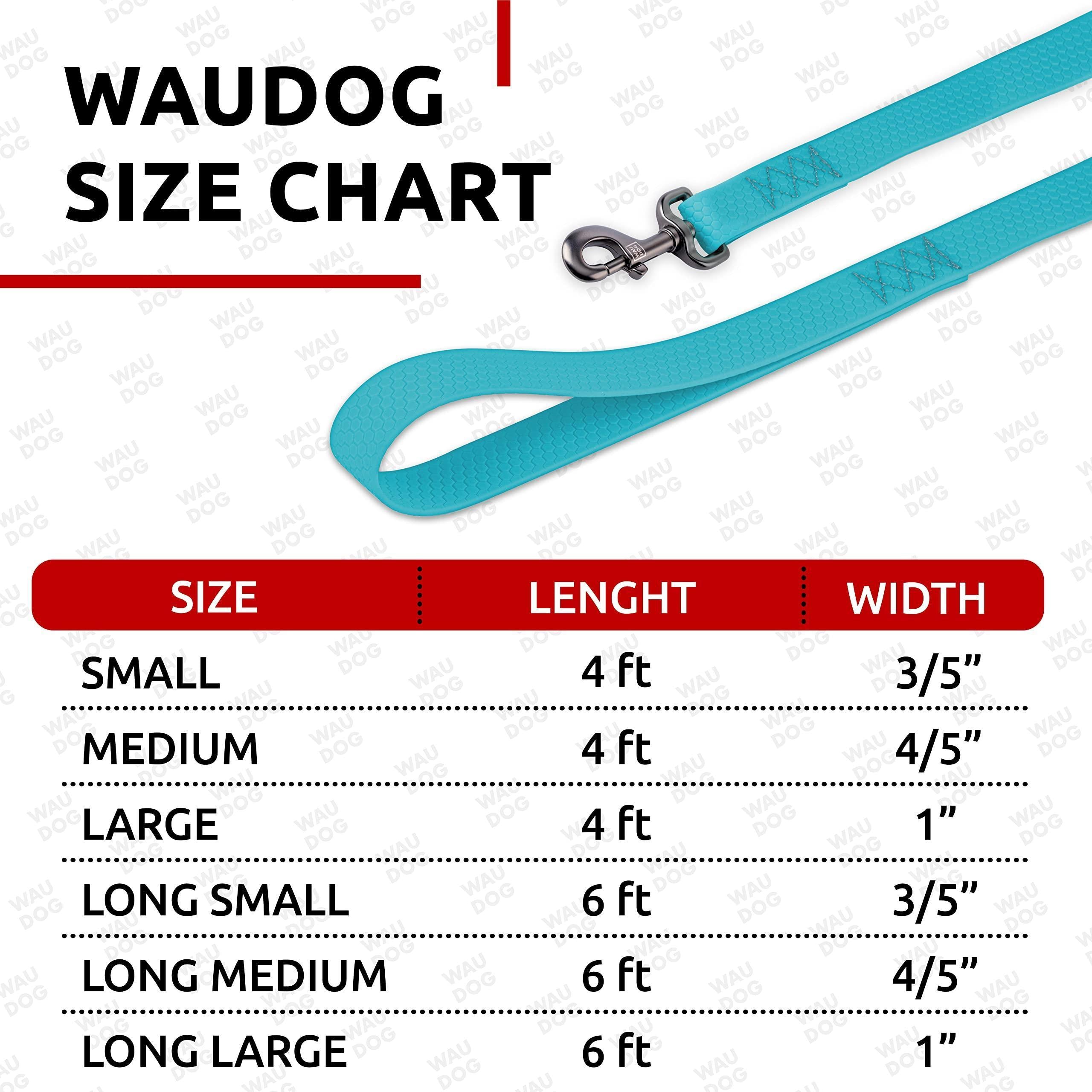 Waterproof Dog Leash 4 ft Anti-Slip All Sizes Waterproof Dog Leash 4 ft Anti-Slip All Sizes