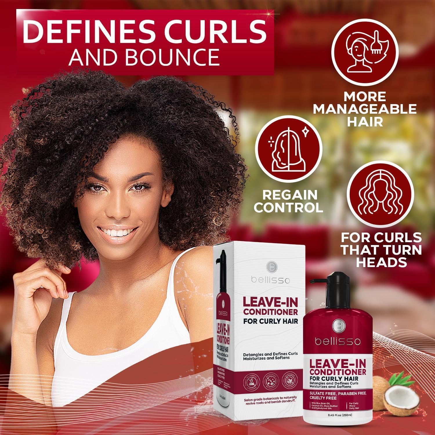 Leave in Conditioner for Curly Hair Frizz Control for Women Men Restores Dry Leave in Conditioner for Curly Hair Frizz Control for Women Men Restores Dry