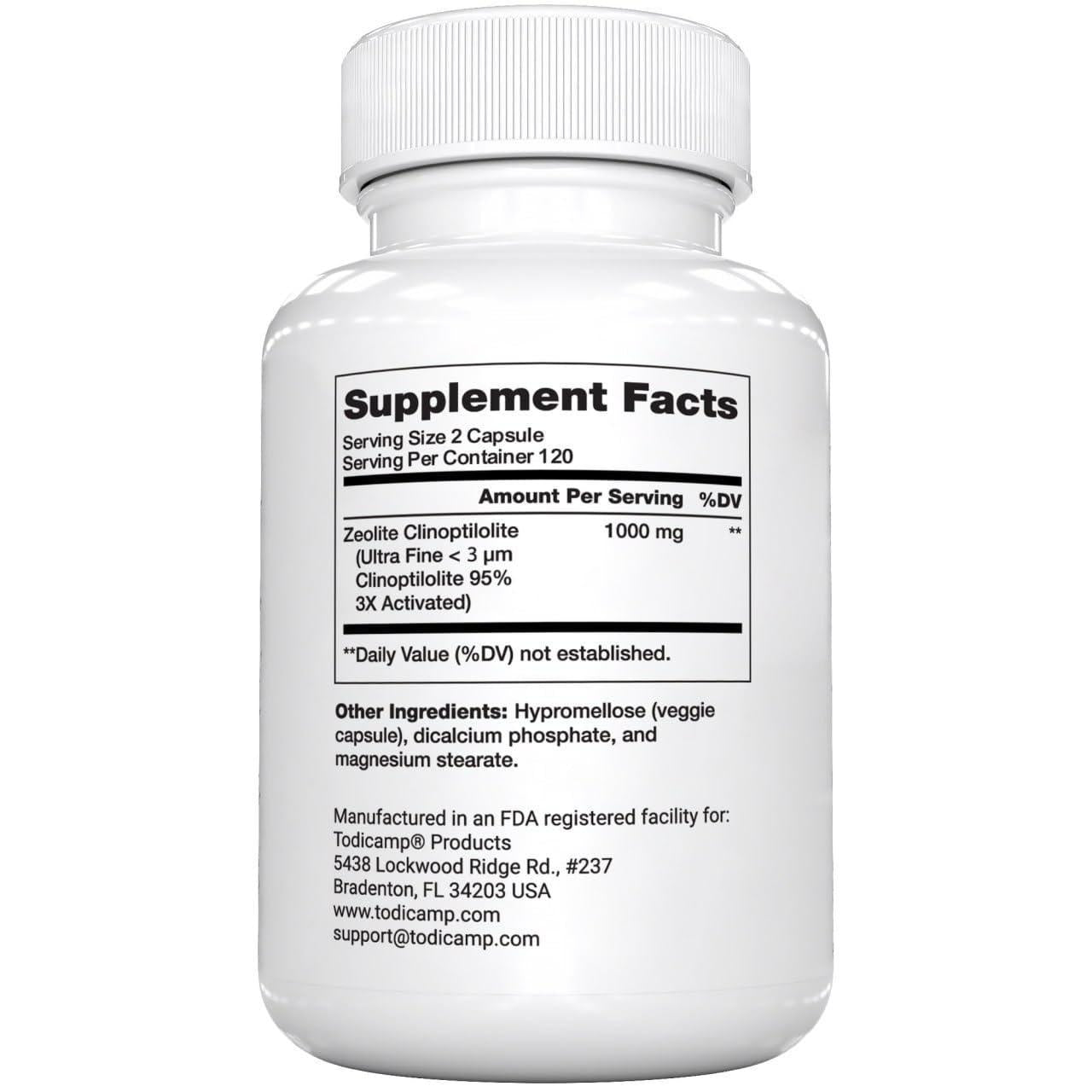 Zeolite Detox 240 Capsules Zeolite Capsules Sorbolit Ultra FINE 1 2 µm Zeolite Clinoptilolite Powder 95% 3X Activated Zeolite Supplement 4 Months Supply Zeolite Detox 240 Capsules Zeolite Capsules Sorbolit Ultra FINE 1 2 µm Zeolite Clinoptilolite Powder 95% 3X Activated Zeolite Supplement 4 Months Supply
