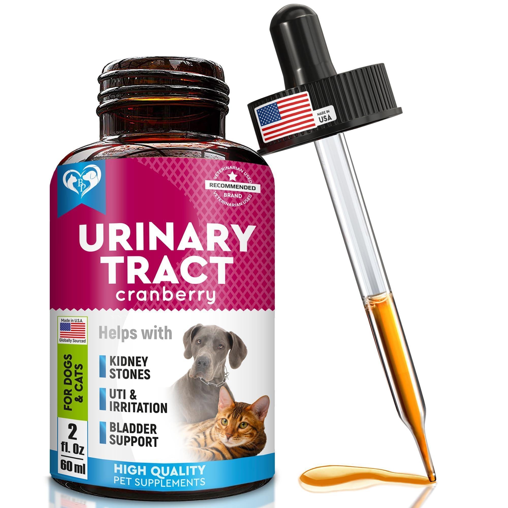 Cat & Dog UTI Treatment Drops Cranberry Urinary Support Cat & Dog UTI Treatment Drops Cranberry Urinary Support