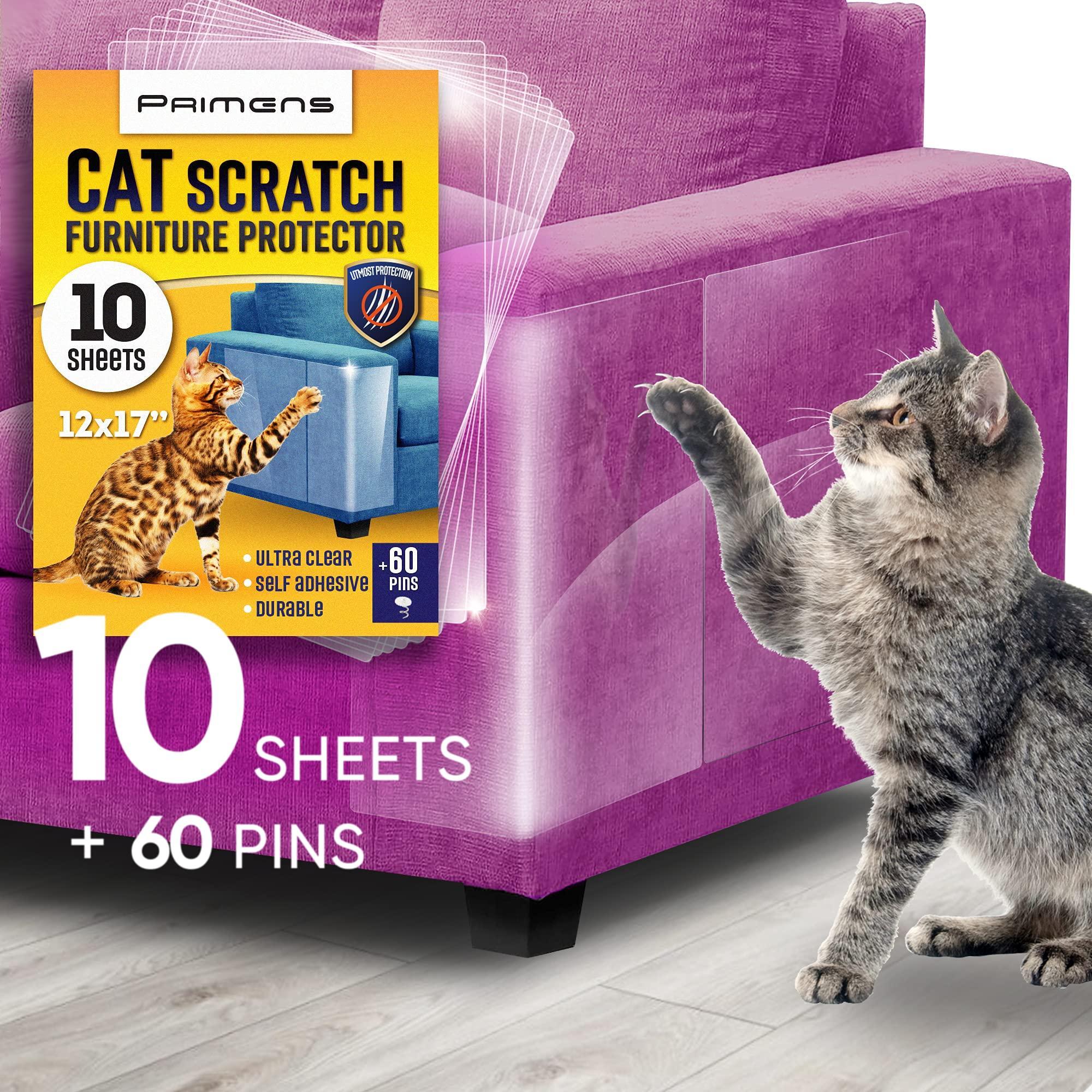 Cat Scratch Furniture Protectors for Sofa 10 XL Sheets Cat Scratch Furniture Protectors for Sofa 10 XL Sheets