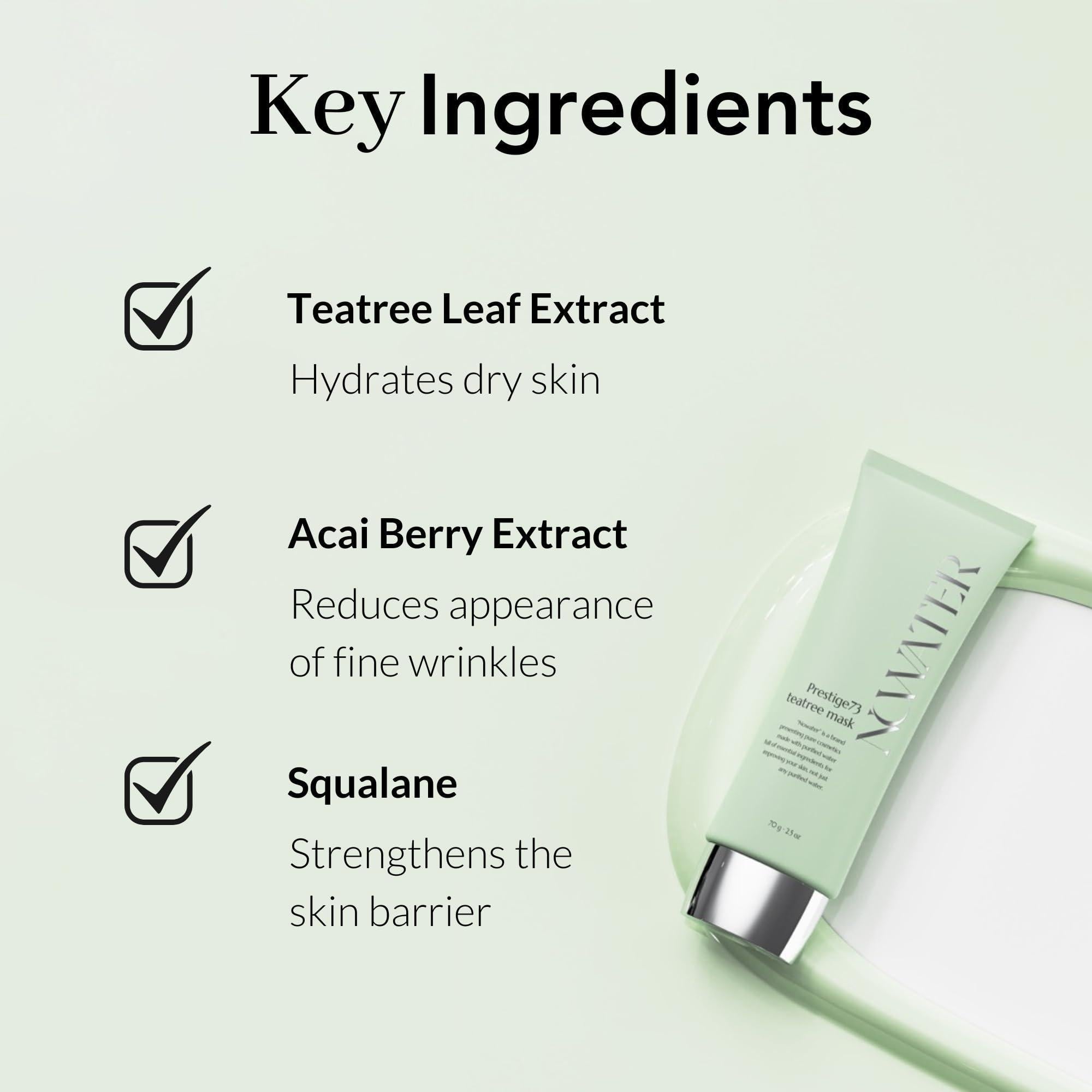 Tea Tree Wrapping Mask Skin Soothing care Acne prone Skin 2.4 Oz Teatree & 6 Tropical Fruit Extracts Calming Peel Off Mask Korean Skincare for Face Tea Tree Wrapping Mask Skin Soothing care Acne prone Skin 2.4 Oz Teatree & 6 Tropical Fruit Extracts Calming Peel Off Mask Korean Skincare for Face