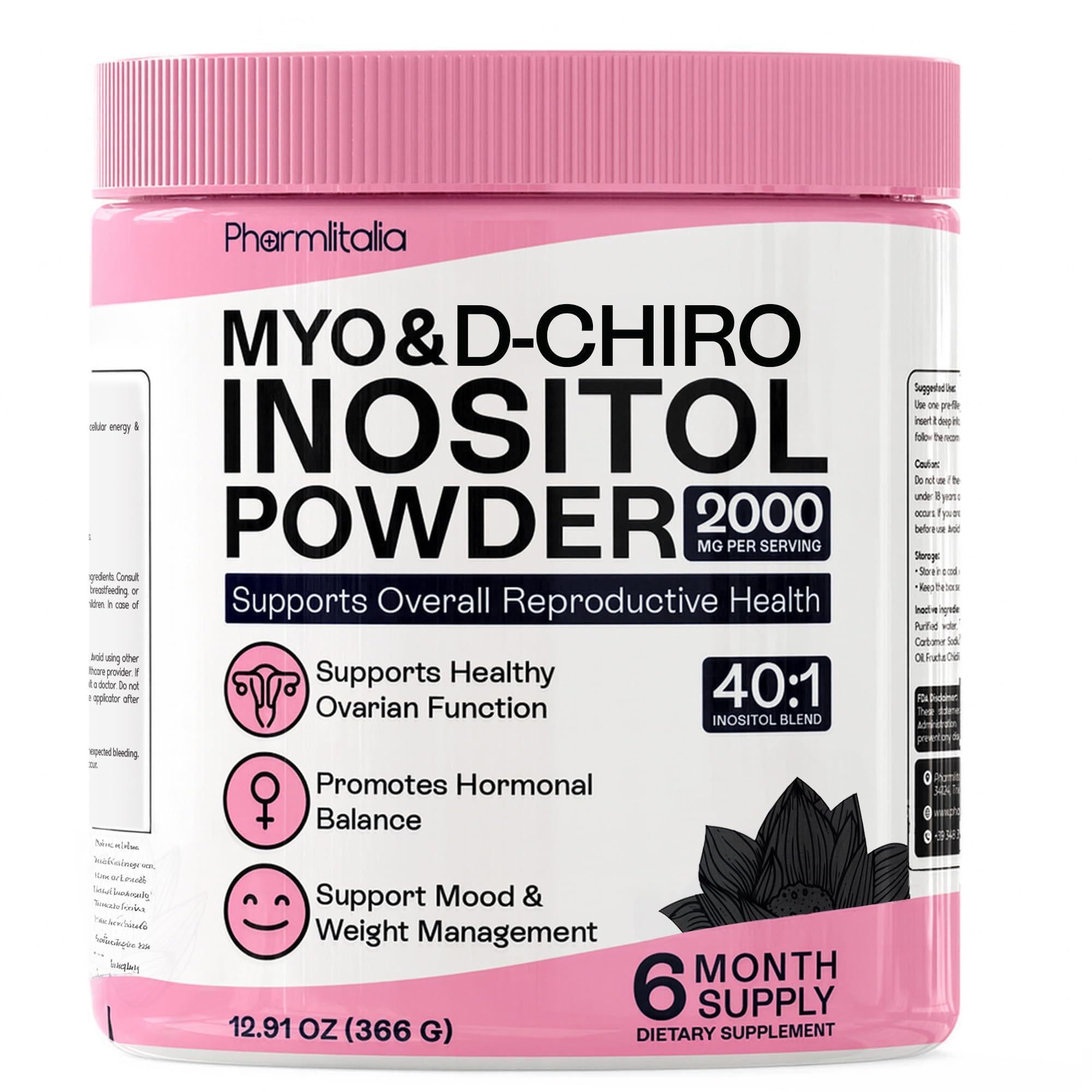Myo Inositol D Chiro Inositol Powder 12.91 oz Inositol Powder Supplement for Women Hormone Balance & Healthy Ovarian Support Myo Inositol 40:1 Blend Great Alternative to Capsules (12.91 oz) Myo Inositol D Chiro Inositol Powder 12.91 oz Inositol Powder Supplement for Women Hormone Balance & Healthy Ovarian Support Myo Inositol 40:1 Blend Great Alternative to Capsules (12.91 oz)