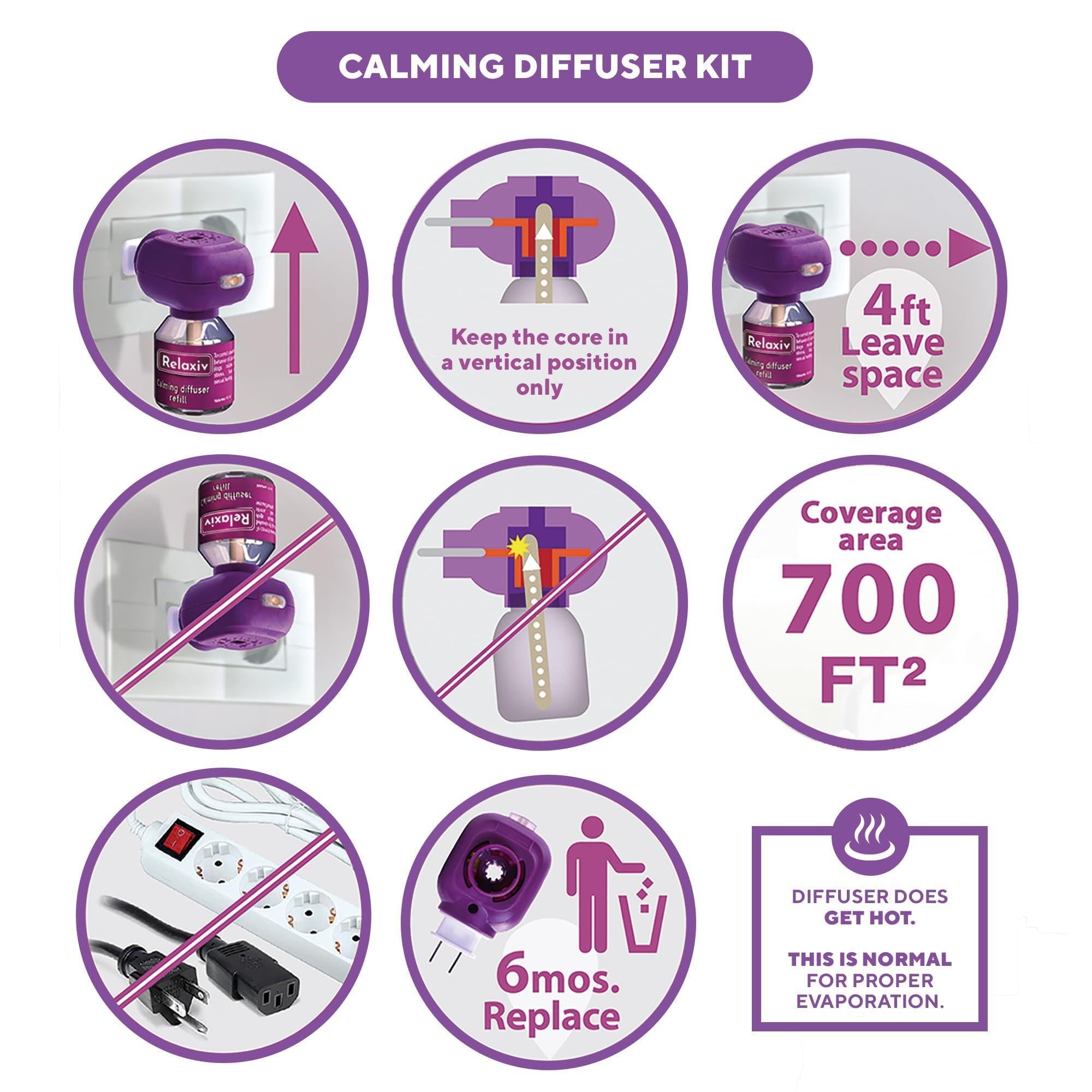 Cat Calming Pheromone Diffuser Anti-Anxiety for Cats & Dogs Cat Calming Pheromone Diffuser Anti-Anxiety for Cats & Dogs