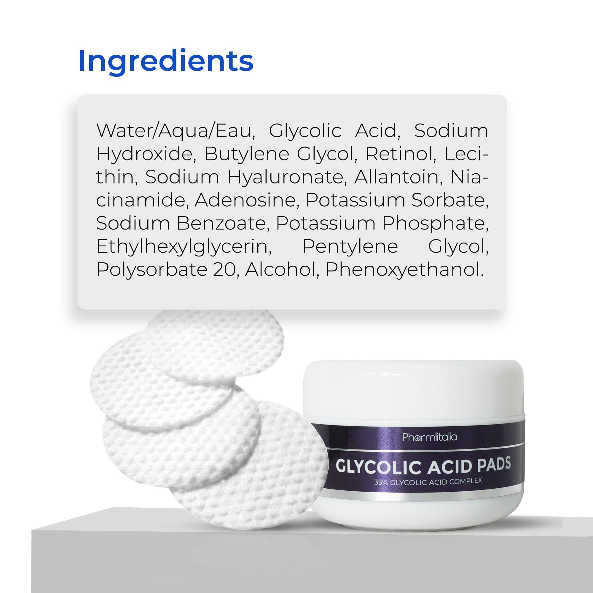 Glycolic Acid Pads 35% Anti Aging Treatment for Clearer Smoother Skin Acid Peel Glycolic Acid Pads 35% Anti Aging Treatment for Clearer Smoother Skin Acid Peel