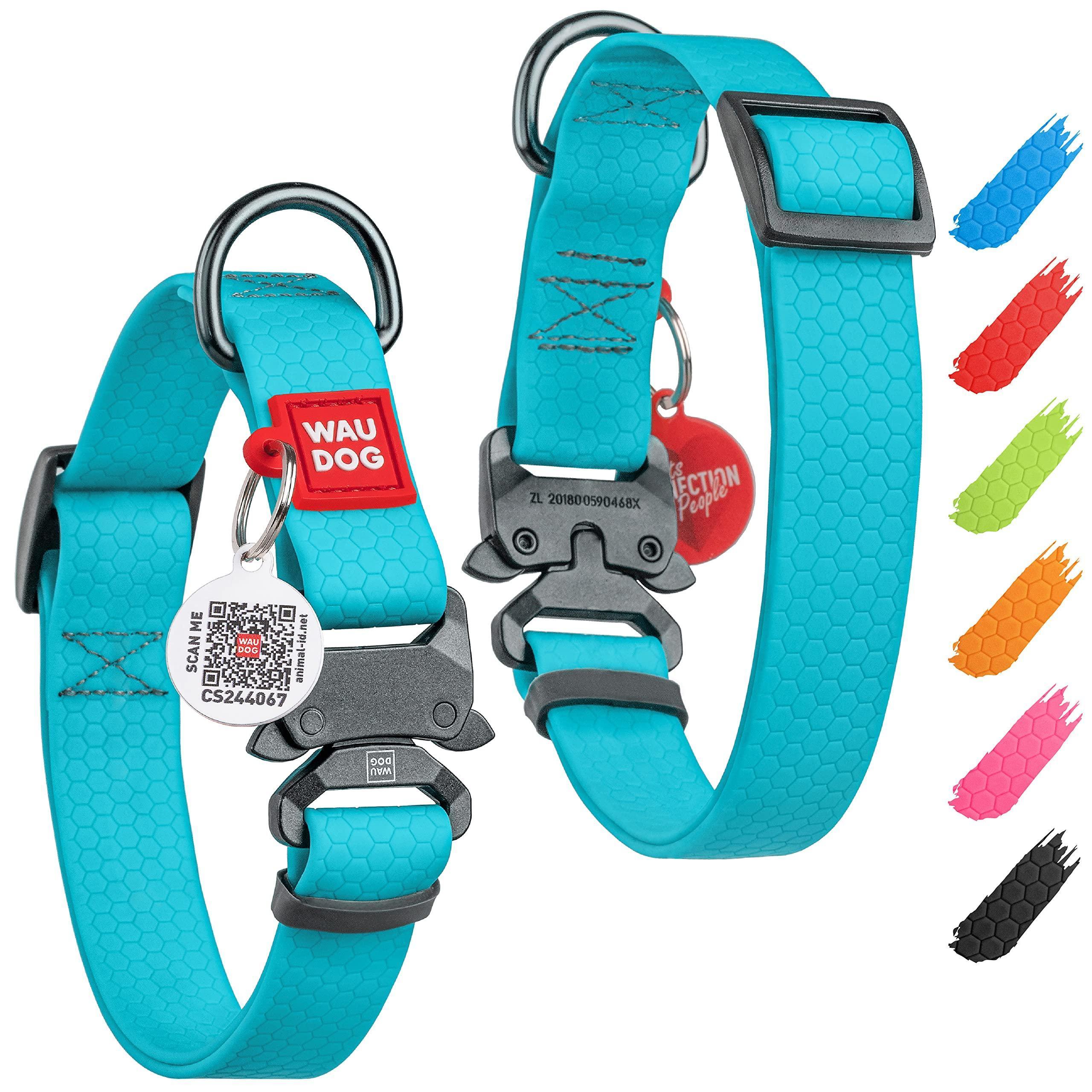 Waterproof Glow Dog Collar Adjustable Medium Dogs 10–16 in Neck Waterproof Glow Dog Collar Adjustable Medium Dogs 10–16 in Neck