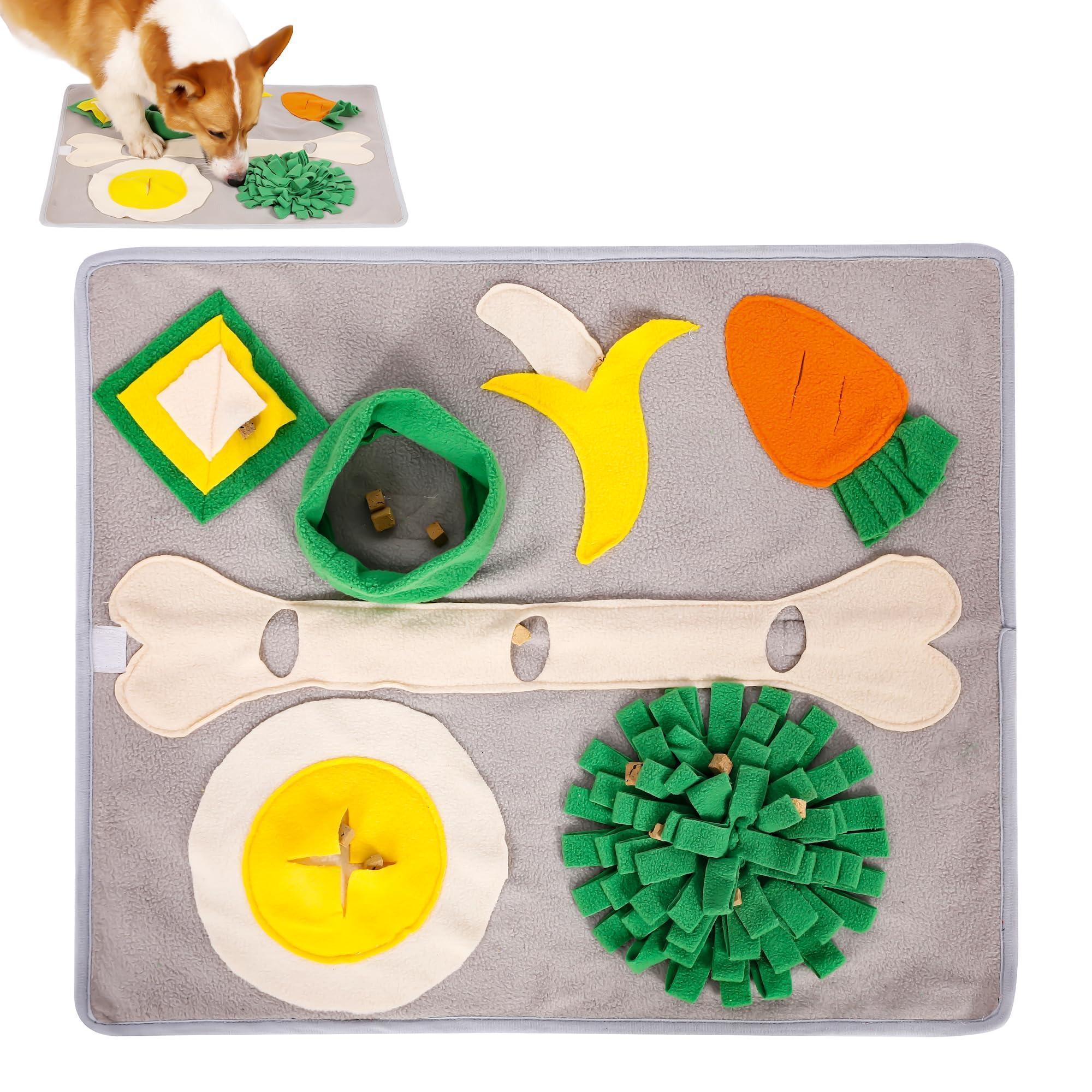 Snuffle Mat for Dogs Cats & Rabbits Interactive Foraging & Slow-Feeder Toy Snuffle Mat for Dogs Cats & Rabbits Interactive Foraging & Slow-Feeder Toy