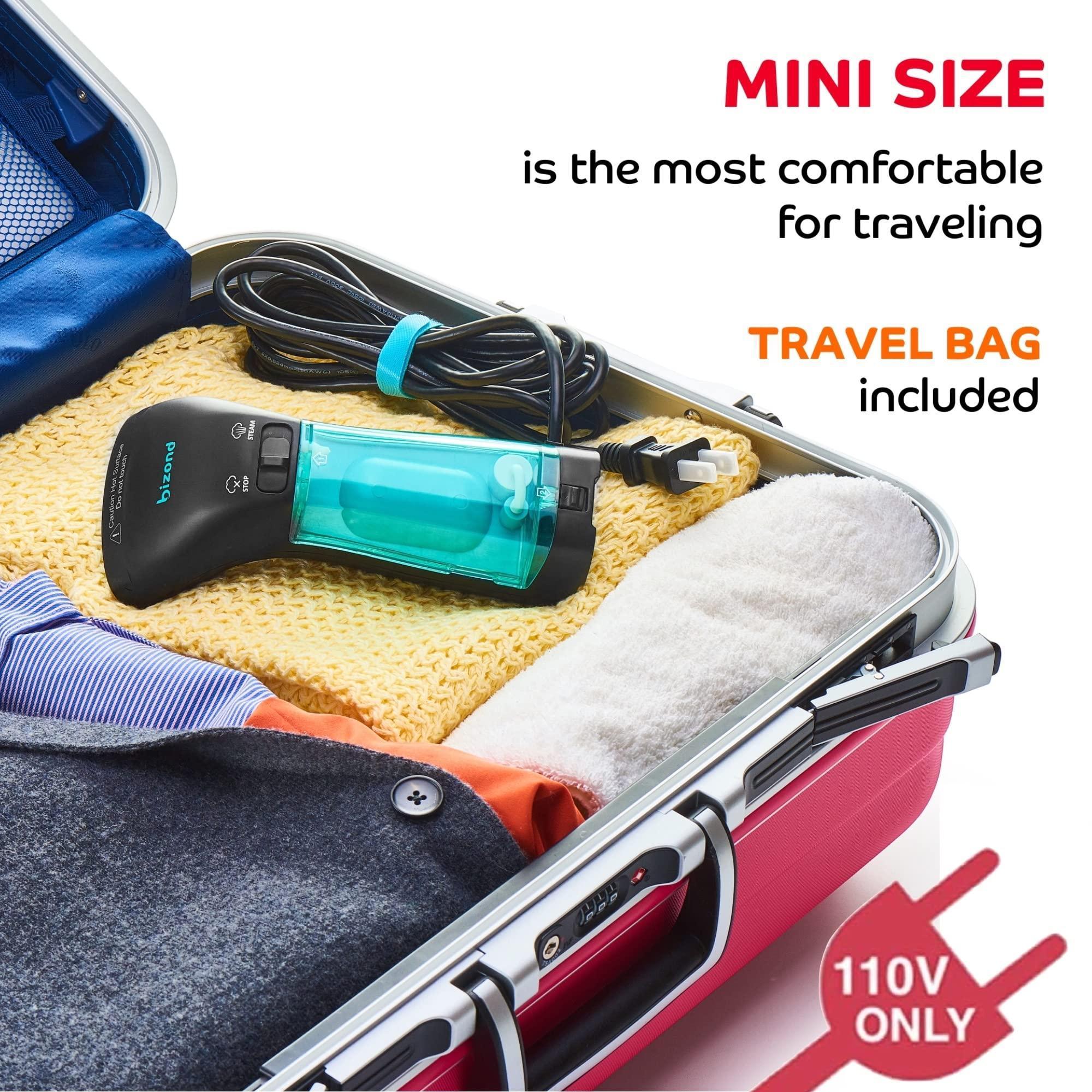 Steamer for Clothes Travel Handheld Portable Steamer for Garment and Fabric No Spitting Safe and Little Handy Compact Mini Clothing Steamer and Curtain with Accessories Black Steamer for Clothes Travel Handheld Portable Steamer for Garment and Fabric No Spitting Safe and Little Handy Compact Mini Clothing Steamer and Curtain with Accessories Black