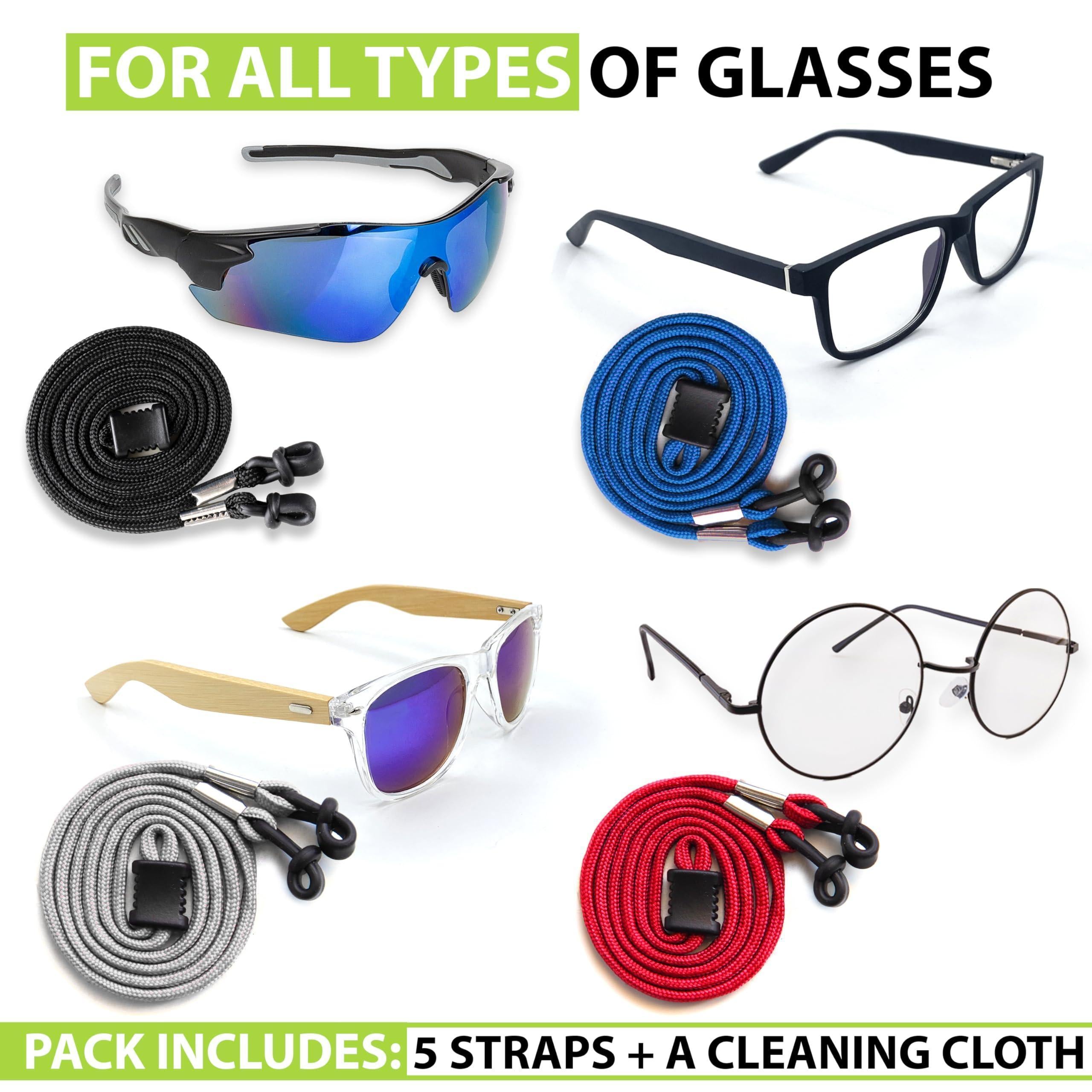 Eyeglasses String Holder Strap Cord Glasses Chain 5 Pcs for Men Women Lanyard Eyeglasses String Holder Strap Cord Glasses Chain 5 Pcs for Men Women Lanyard
